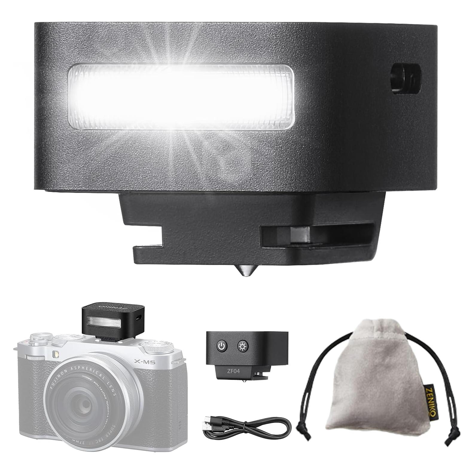 Flash Mini Zeniko ZF04 - 2 Niveles de Brillo, 109g