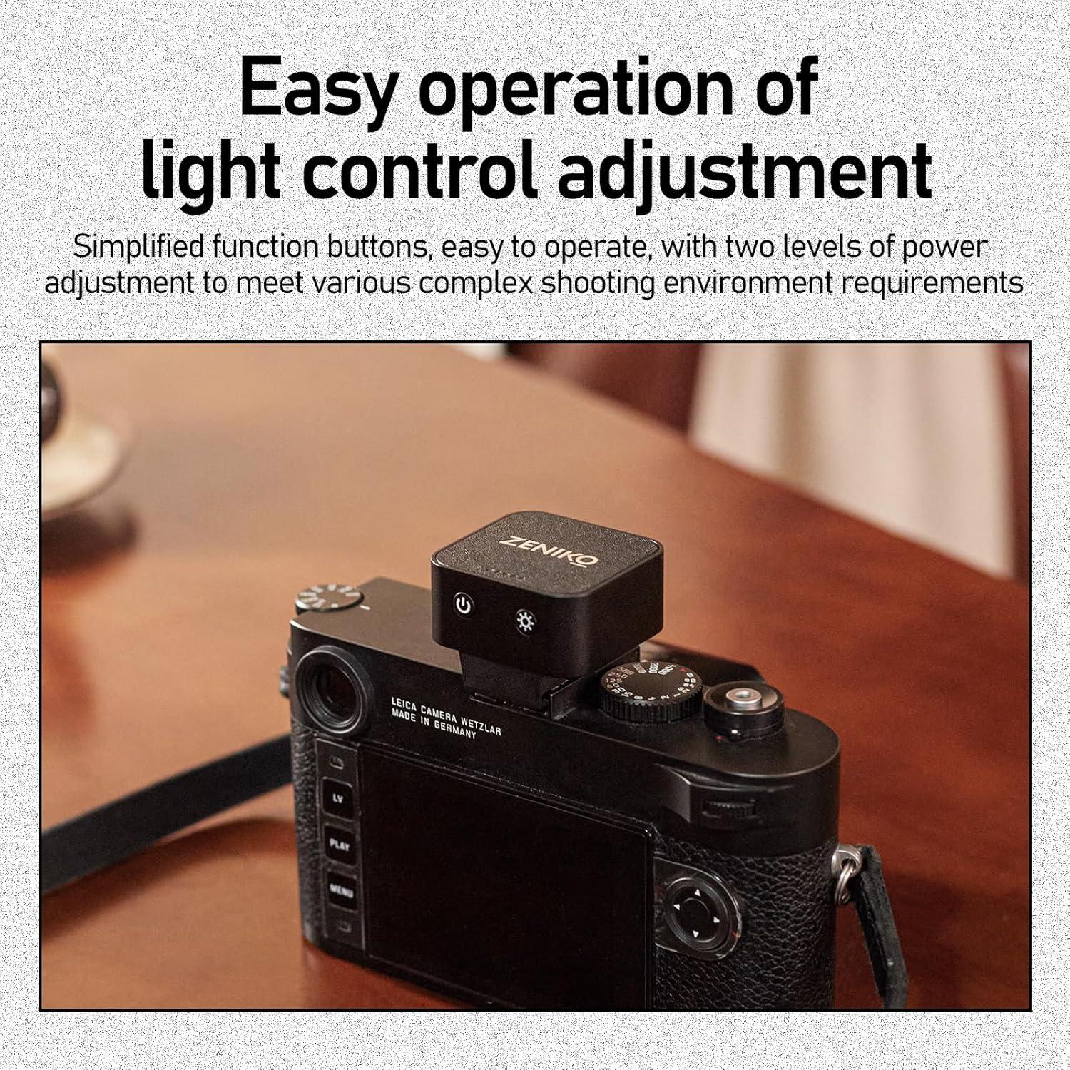 Flash Mini Zeniko ZF04 - 2 Niveles de Brillo, 109g