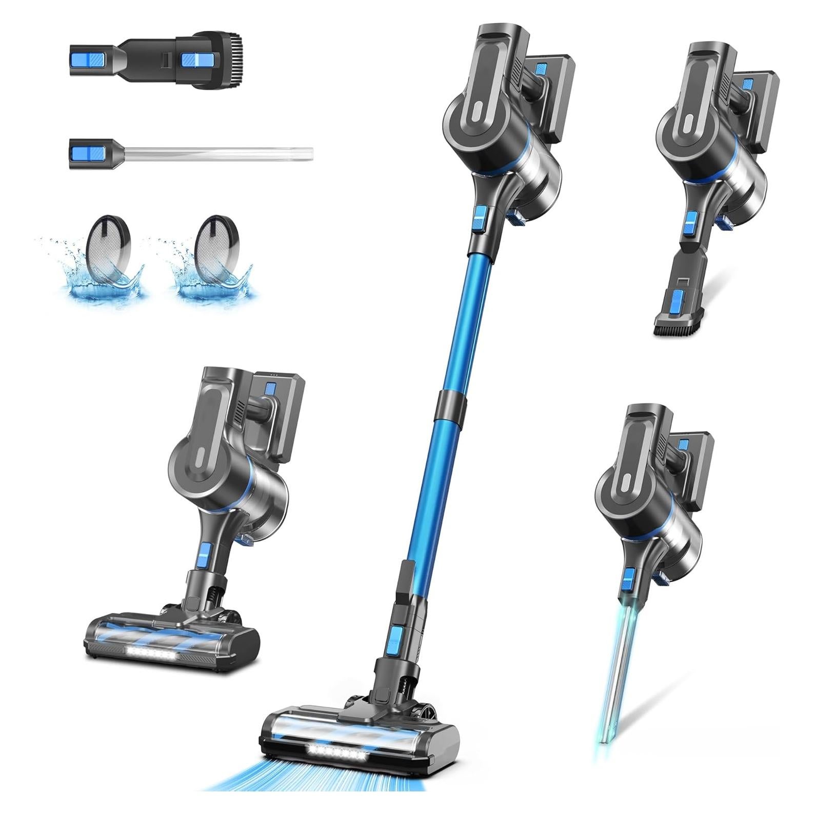 Aspiradora Inalámbrica Genérico S1 Series 500W 40Kpa Azul