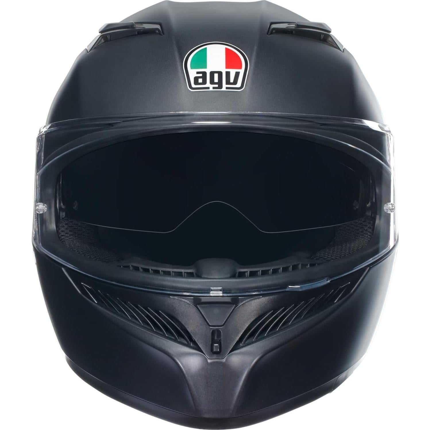 AGV K3 Street Helmet-Matte Black-XL