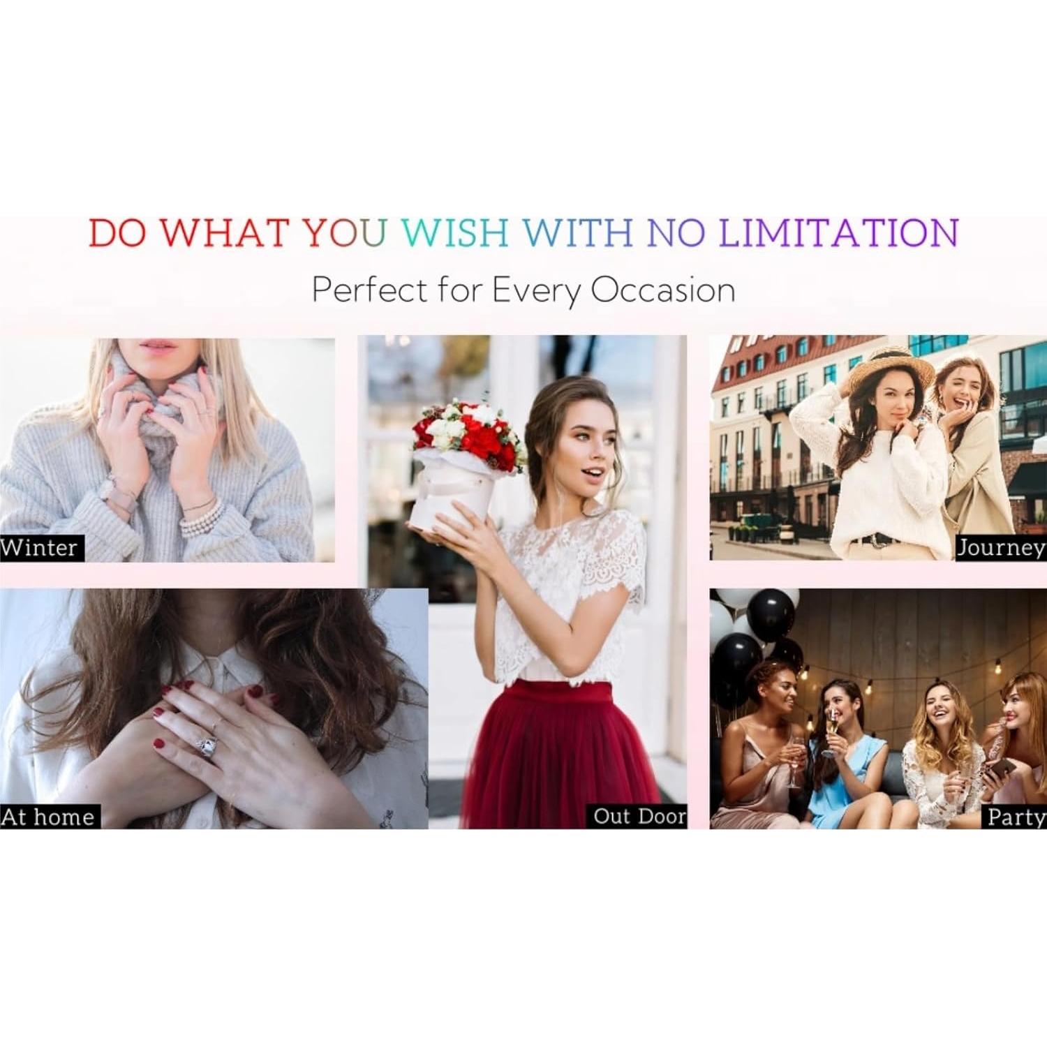 Uñas Postizas Seeneey XL Punta Francesa Lazo Negro 24pcs