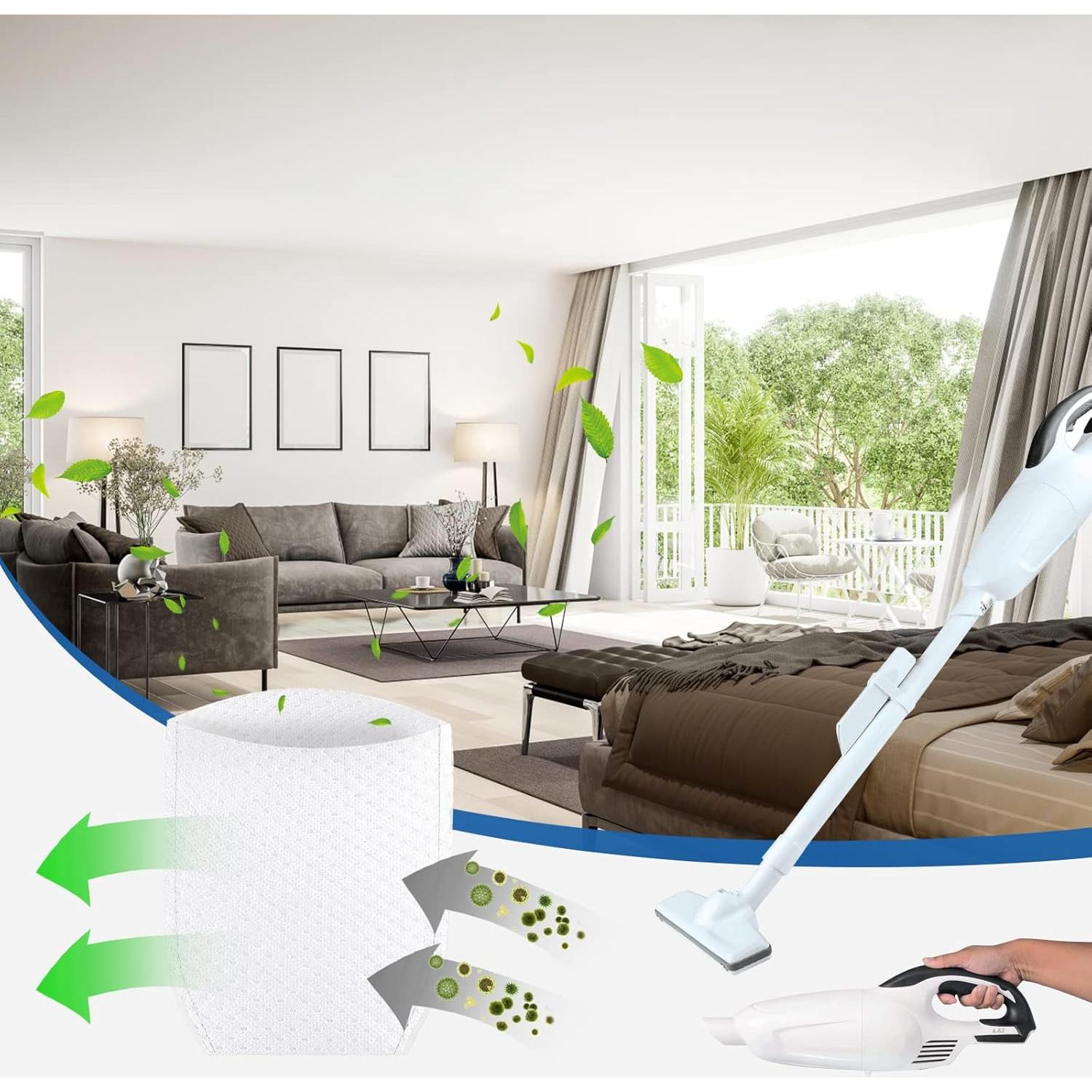 Filtros de Tela Repuesto MXZONE para Aspiradora Makita T-03193 - 10 Paquetes