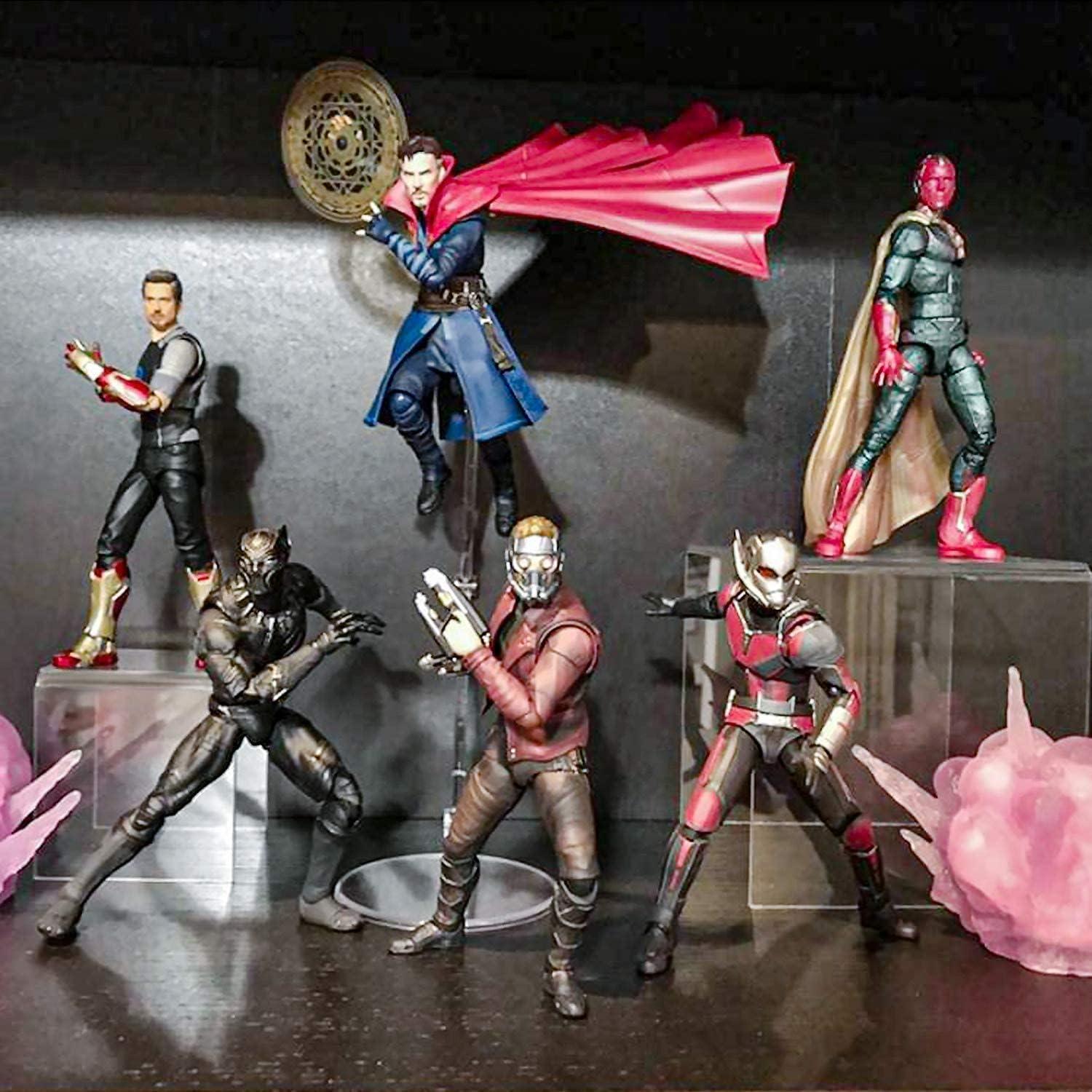 Soportes de Exhibición Acrílico ANDGOO 6 Pcs 3 Tamaños