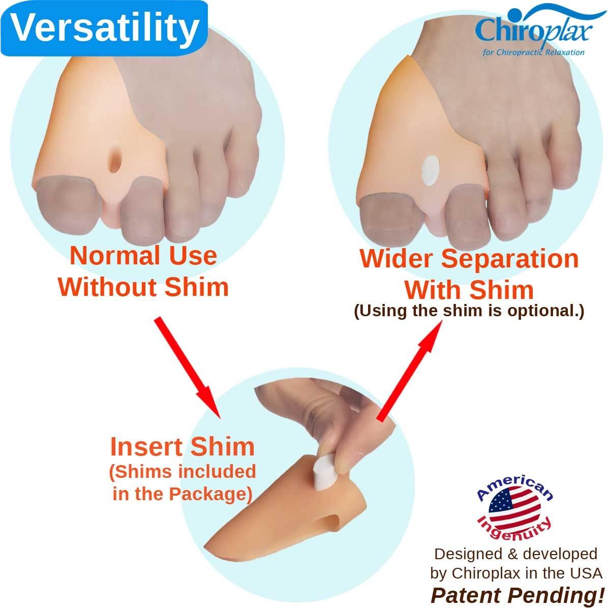 Corrector de Juanetes Chiroplax - Almohadillas de Gel Suave