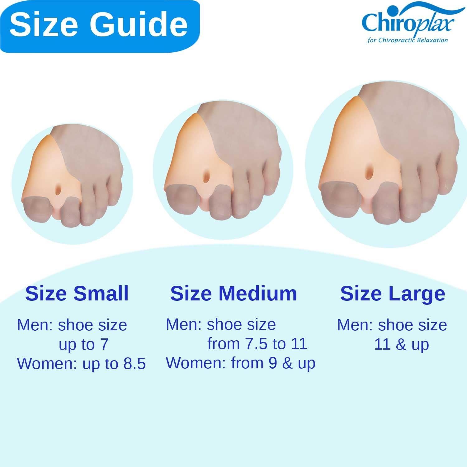 Corrector de Juanetes Chiroplax - Almohadillas de Gel Suave