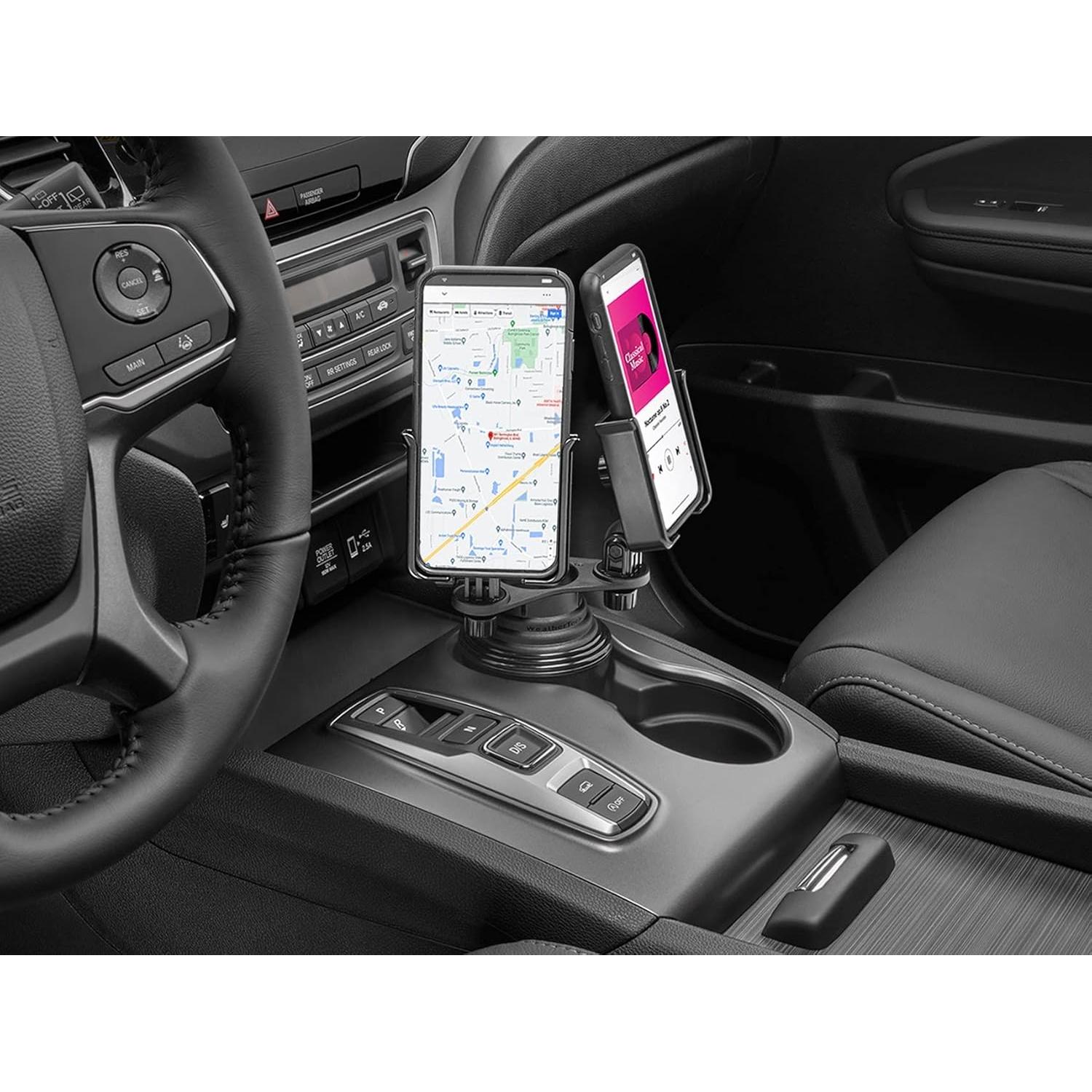 Soporte para Teléfono CupFone Duo WeatherTech - Ajustable, Universal
