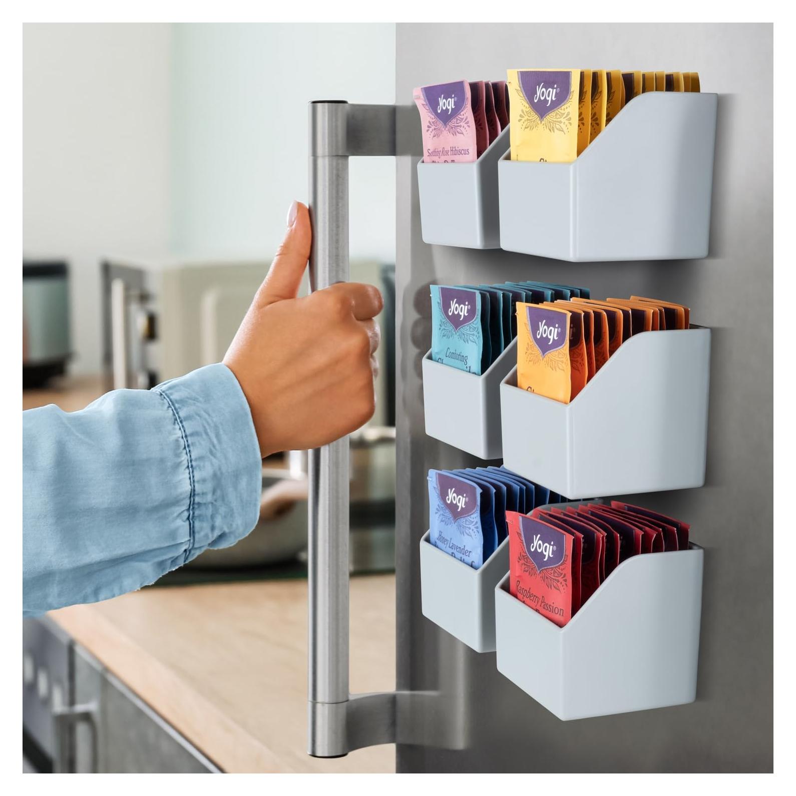 Organizador Magnético de Bolsas de Té Mona Designers - Set de 6