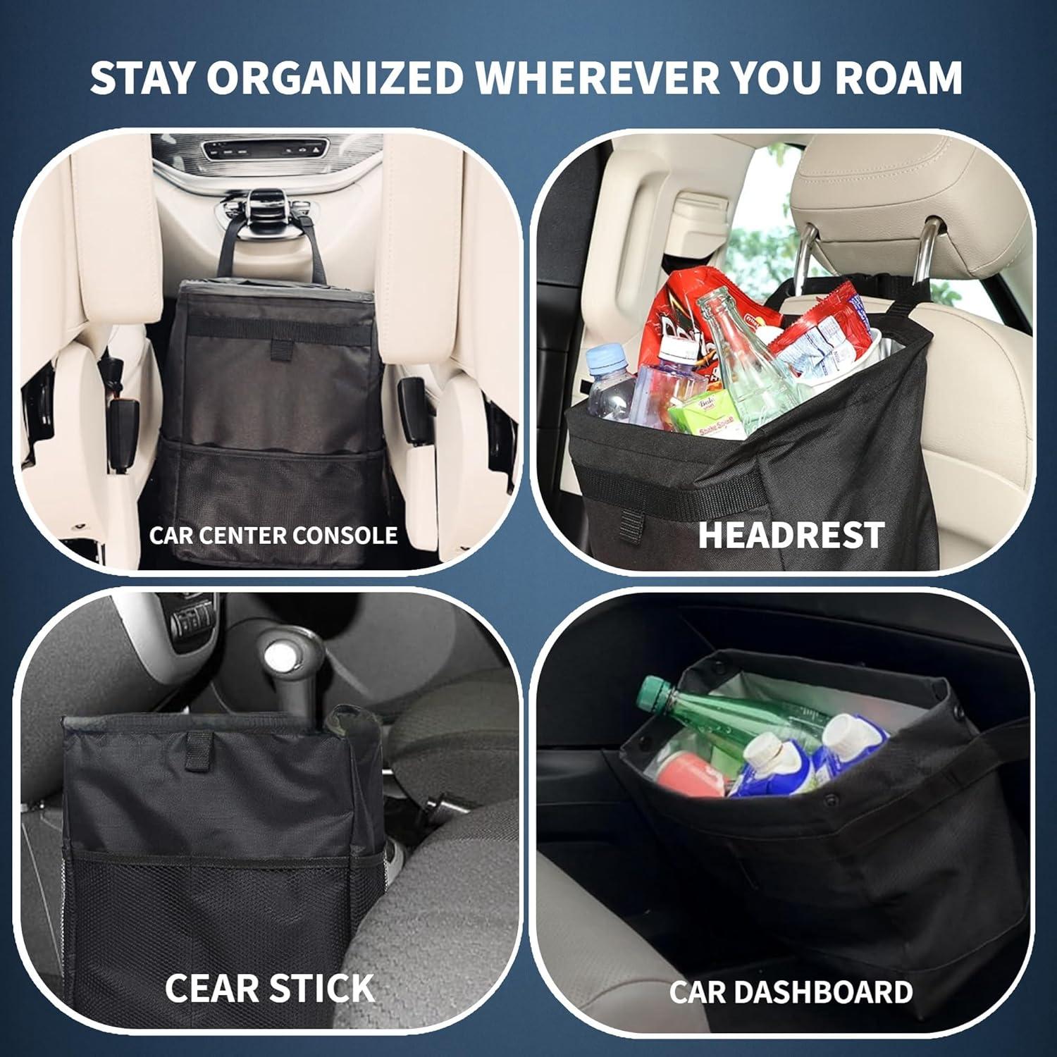 Bolsa de Basura para Automóvil MCNULGUR Negra Impermeable