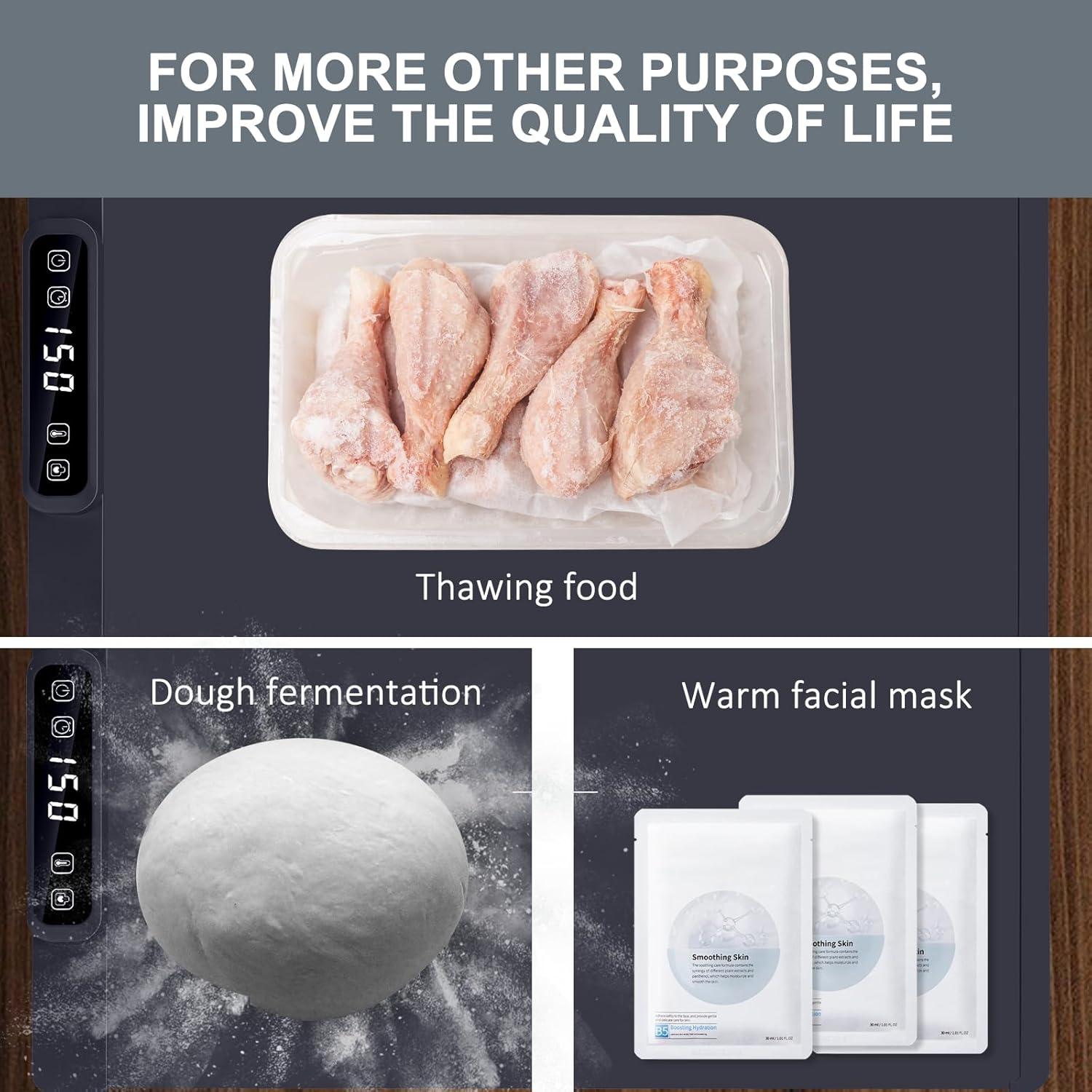 Alfombrilla Calentadora Eléctrica LetGoShop 61x38cm 5 Temperaturas