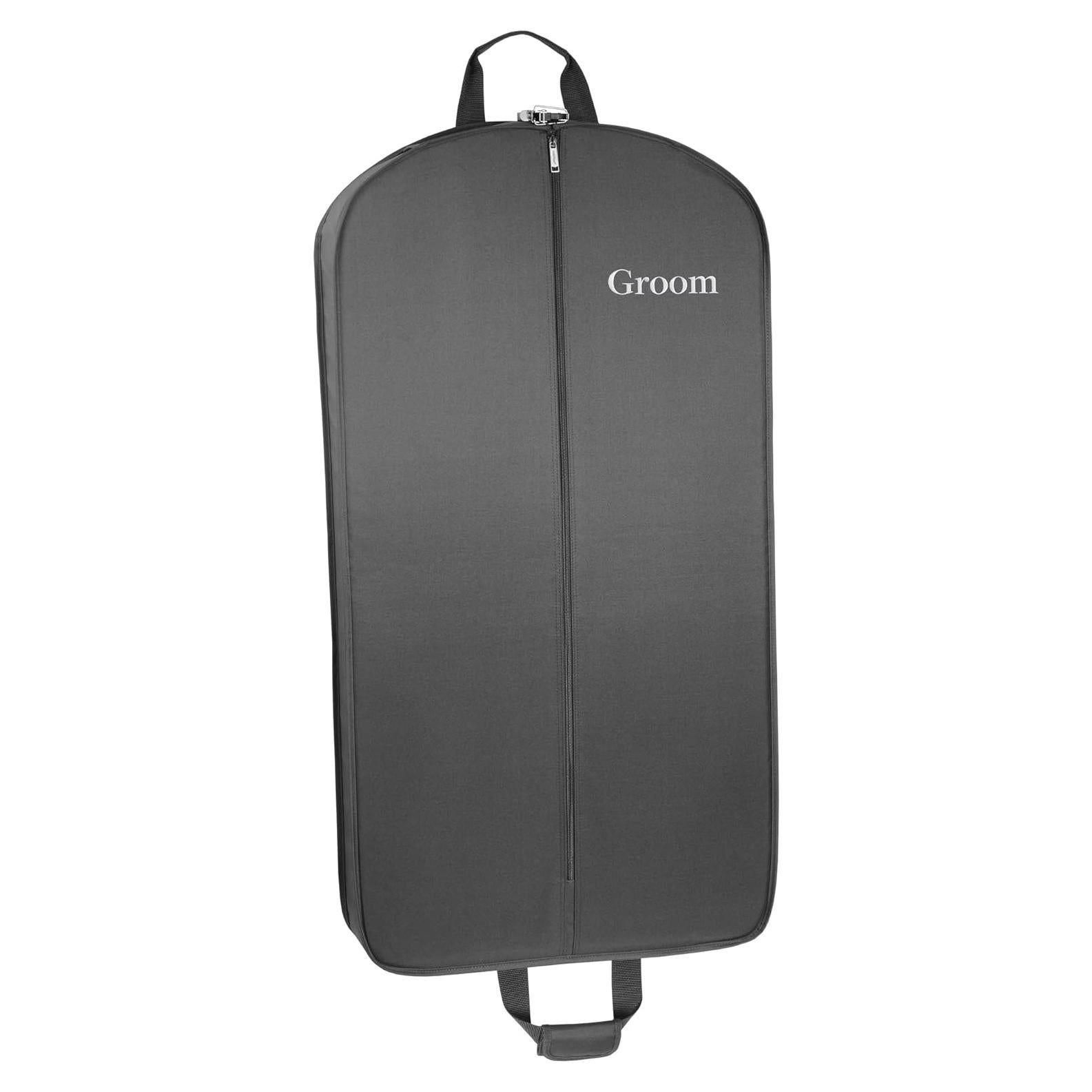 Bolsa de Traje WallyBags Deluxe 101.6cm para Novios, Negro