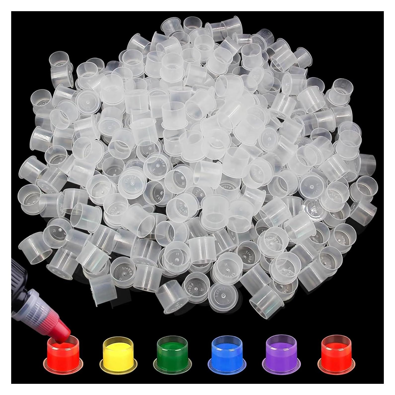 Tazas de Tinta para Tatuajes Prgislew 1000Pcs 8mm Desechables