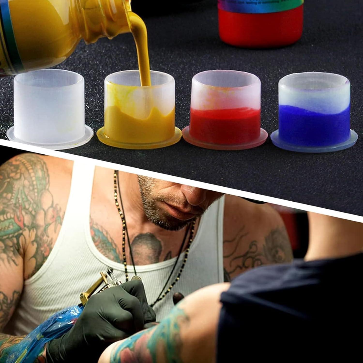 Tazas de Tinta para Tatuajes Prgislew 1000Pcs 8mm Desechables