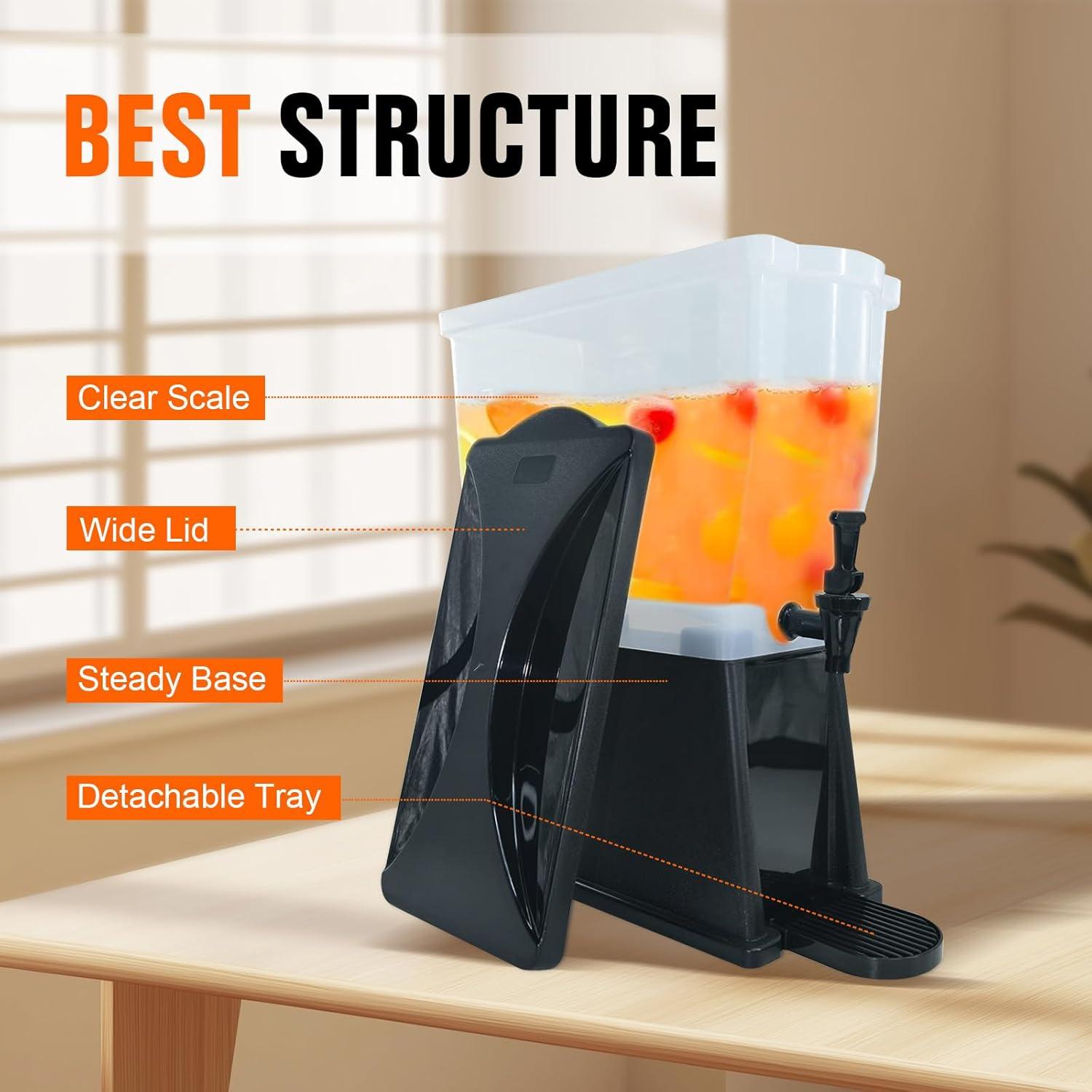 Dispensador de Bebidas Hakka 11L con Grifo para Fiestas