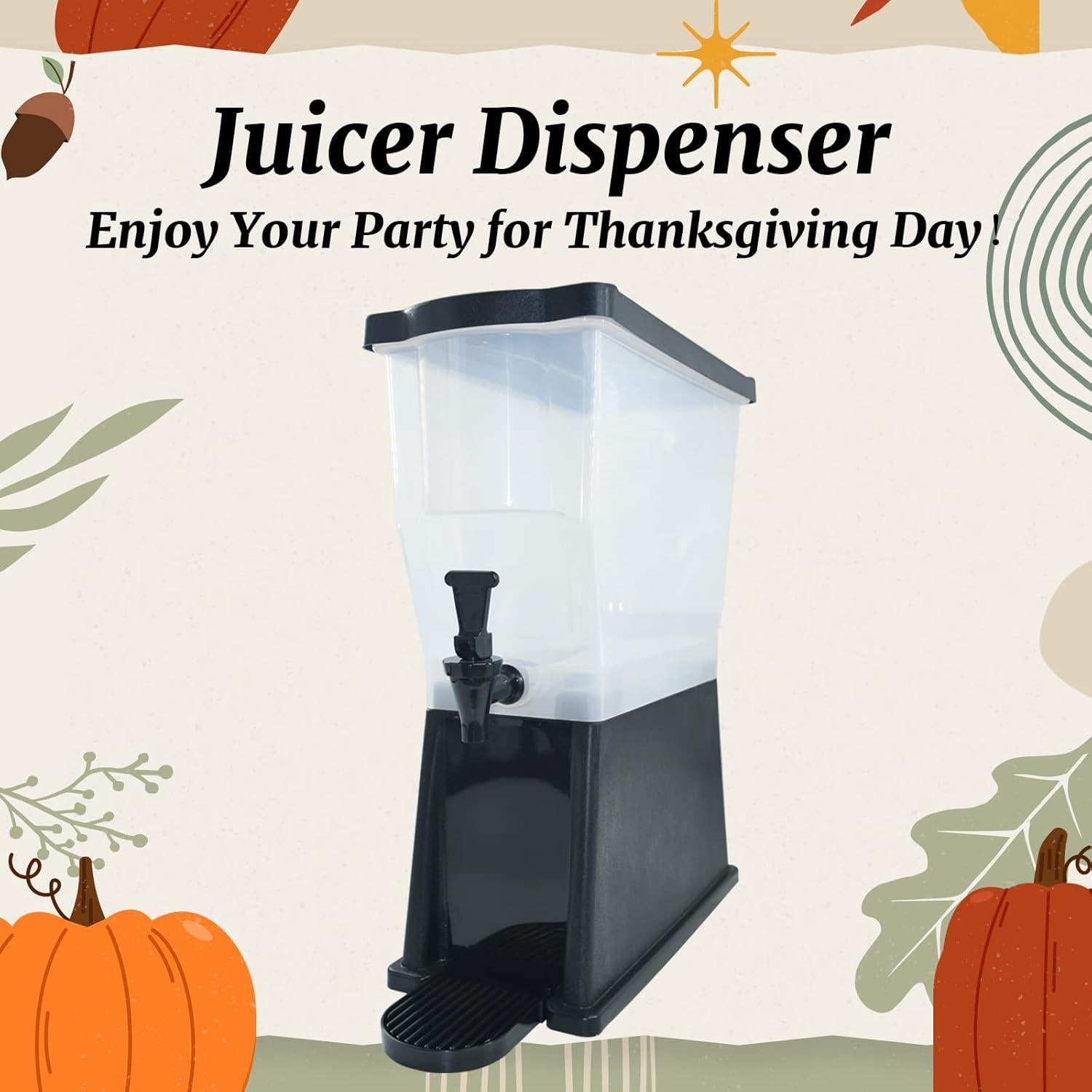 Dispensador de Bebidas Hakka 11L con Grifo para Fiestas