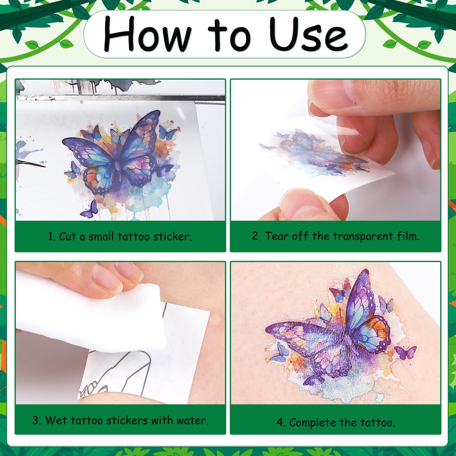 Tatuajes Temporales de Insectos Yoyuspy - 200+ Tatuajes para Niños