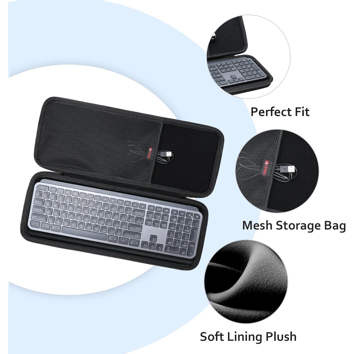Funda Dura XANAD para Teclado Inalámbrico Logitech MX Keys