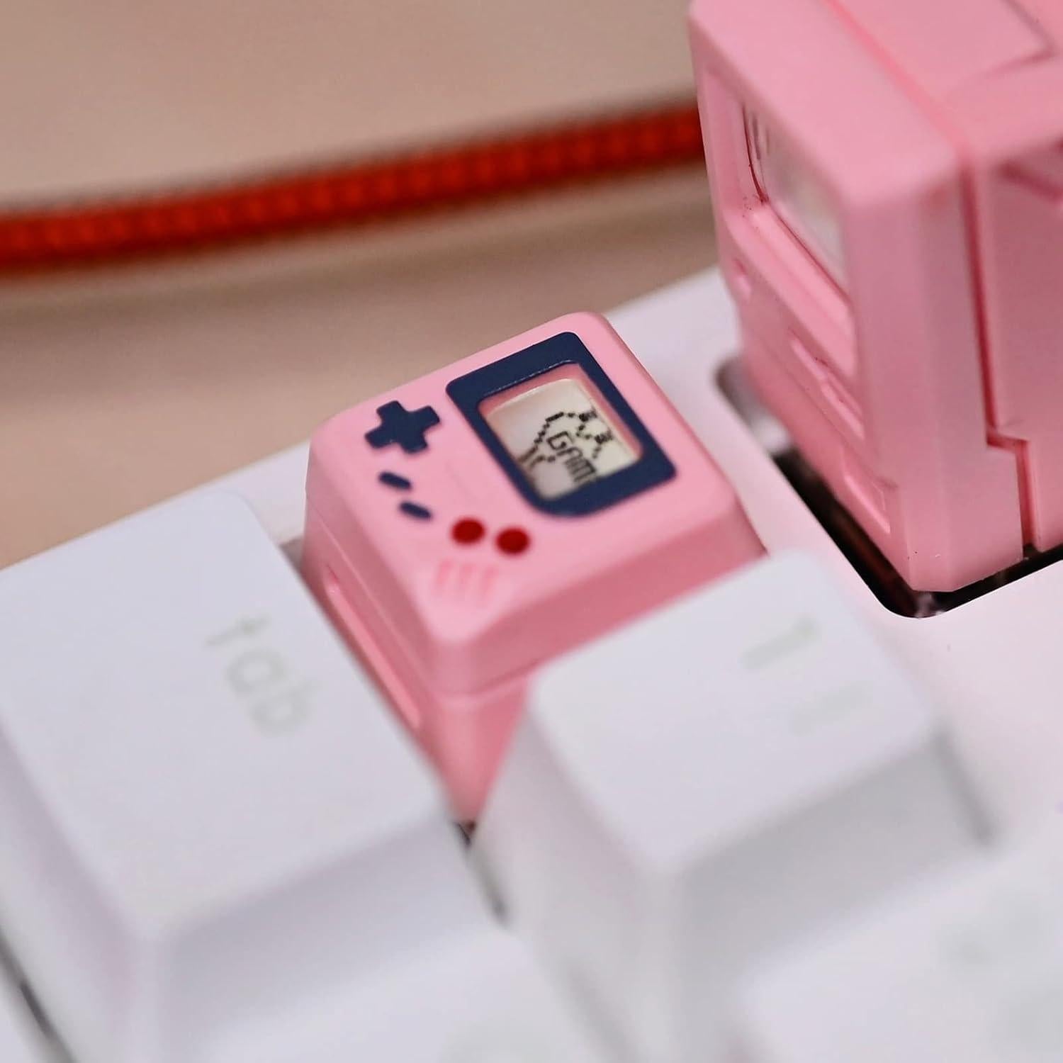 Teclas Personalizadas Rosa KXRORS para Teclado Mecánico RGB