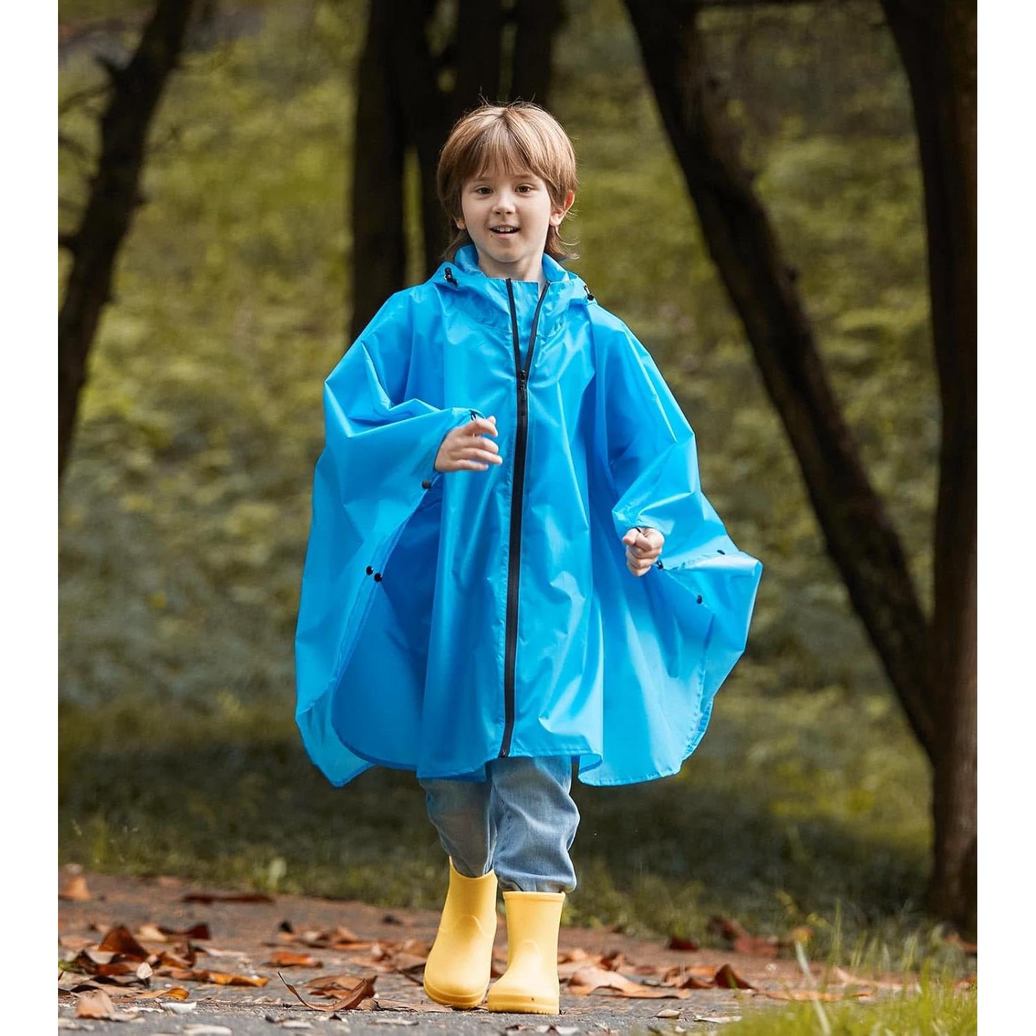 Chaqueta Impermeable Ligera Niños SaphiRose K28 Azul 3-5T