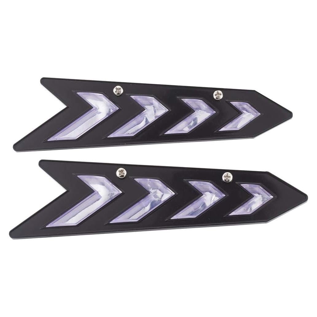 Soporte de Limpiaparabrisas ATMOMO 2 Pcs Spoiler Negro 17.5x4.5cm