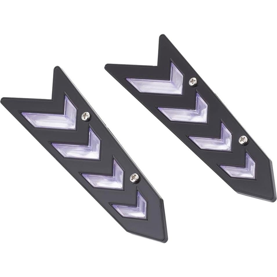 Soporte de Limpiaparabrisas ATMOMO 2 Pcs Spoiler Negro 17.5x4.5cm