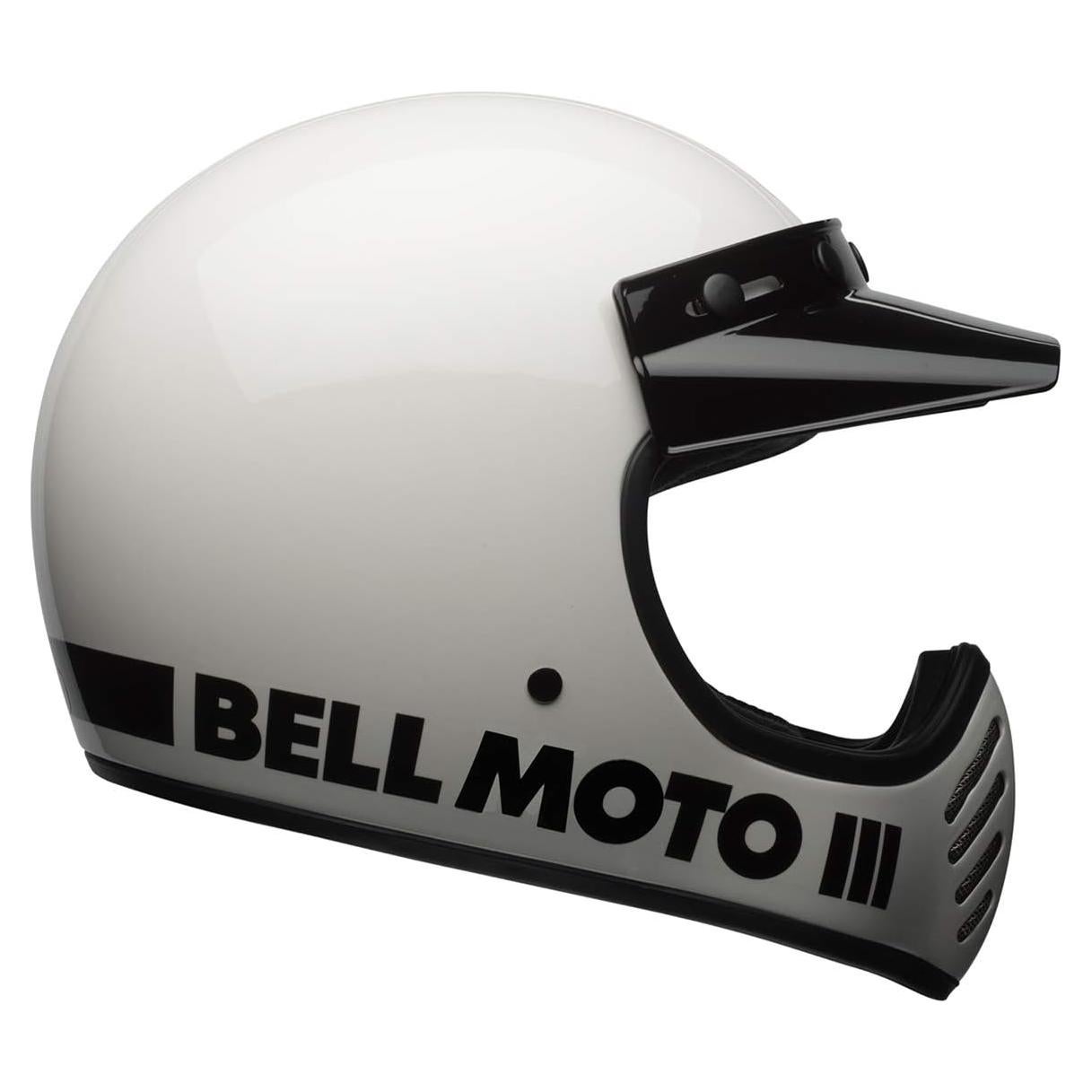 Casco Bell Moto-3 Blanco Brillante X-Grande 2,08 kg