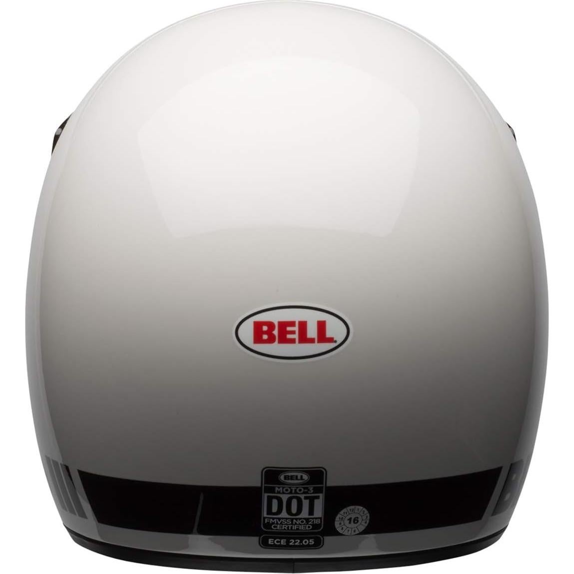 Casco Bell Moto-3 Blanco Brillante X-Grande 2,08 kg