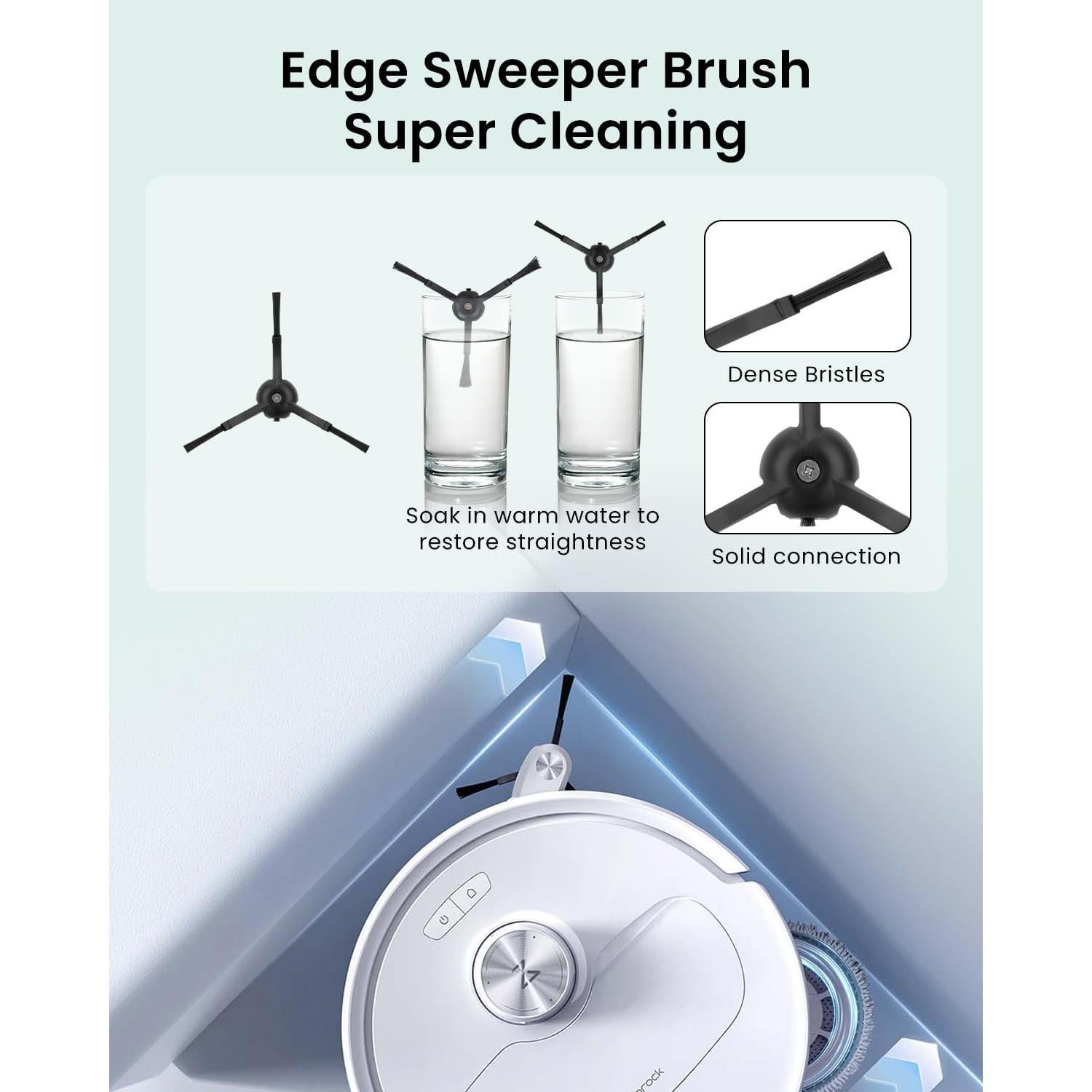 Kit de Accesorios de Repuesto Rrochio para Roborock Qrevo Pro