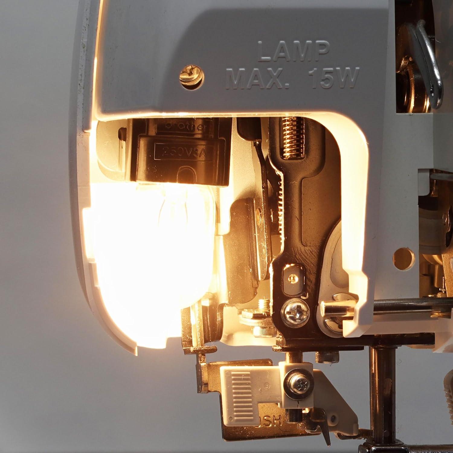 Bombilla Incandescente E26 15W para Máquinas de Coser Brother y Janome