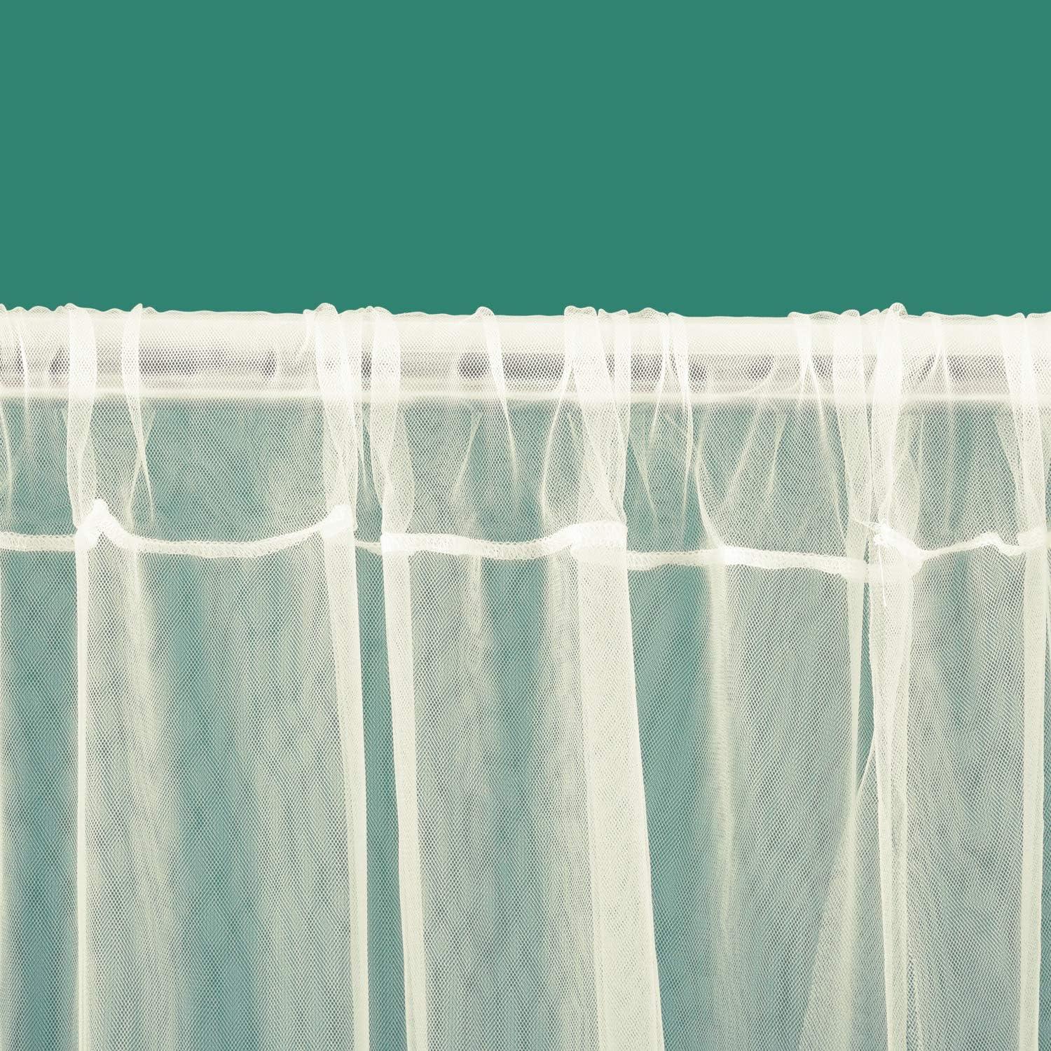 Cortina de fondo de tul champán 2 paneles 5ft x 8ft