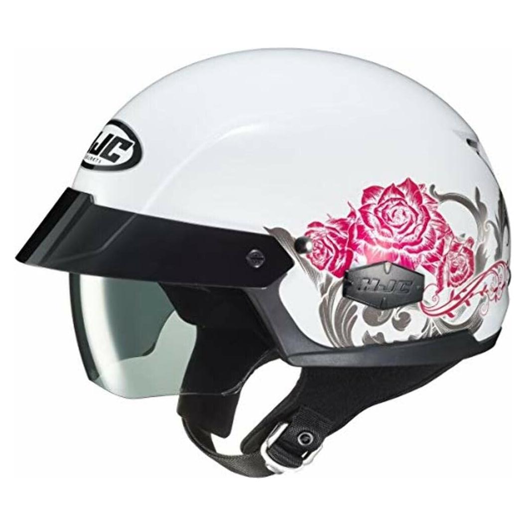 Casco HJC Fior Mediano Blanco Fibra Carbono Motociclismo