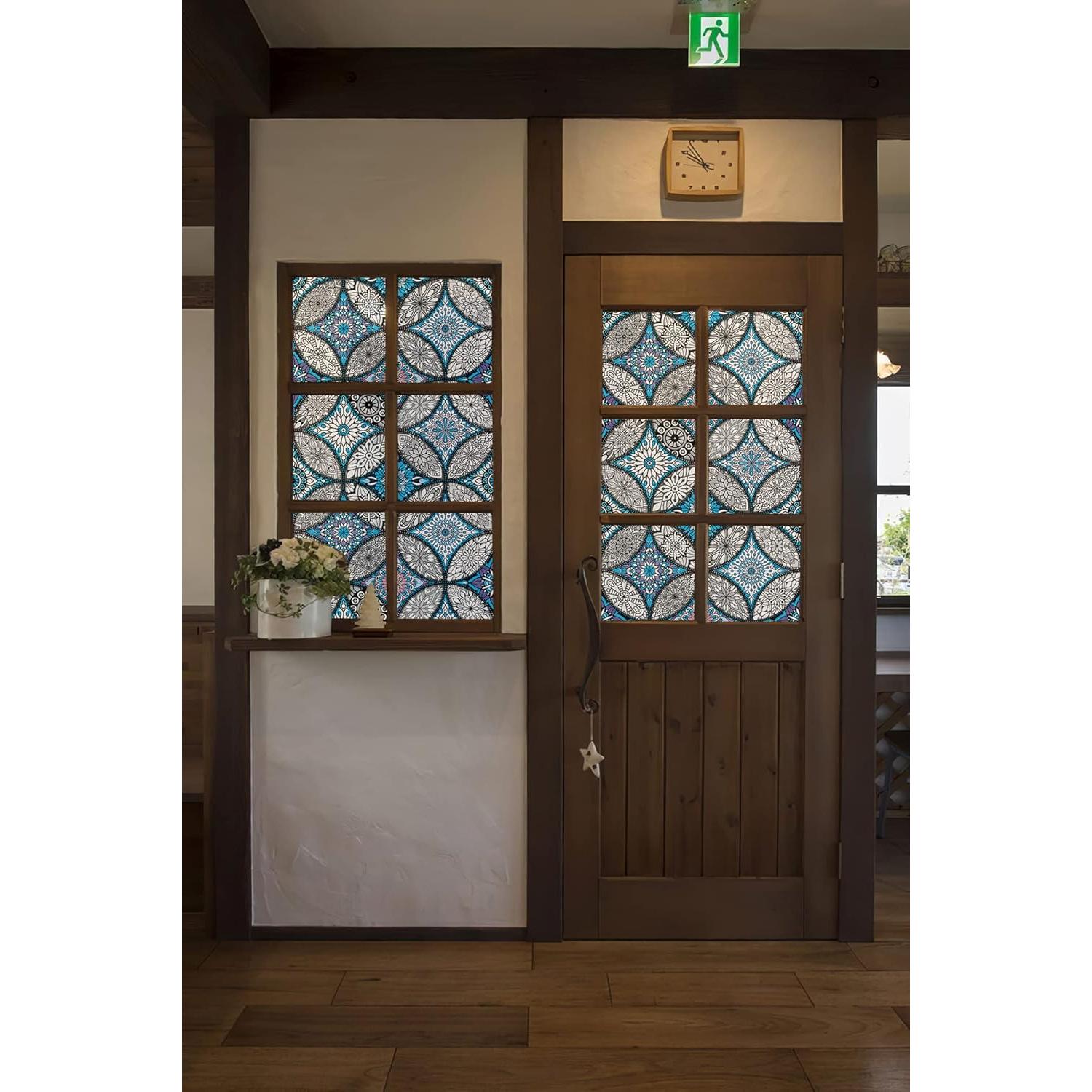 Película de Privacidad Azul JiffDiff 200x44 cm PVC