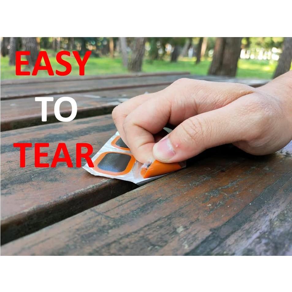 Parches Ovalados PAX 24x35mm para Reparación de Neumáticos