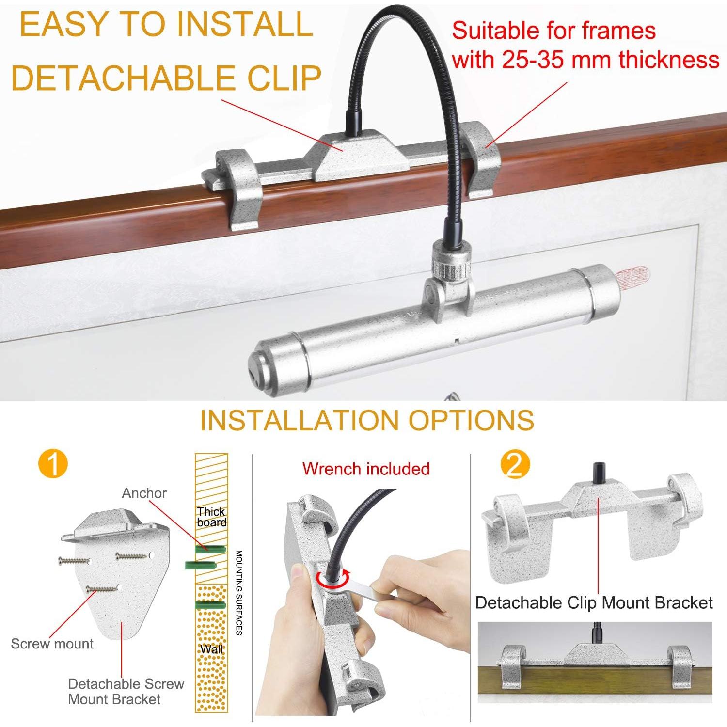 Luz de Imagen LED Inalámbrica BIGMONAT B600 Plata 3 Modos