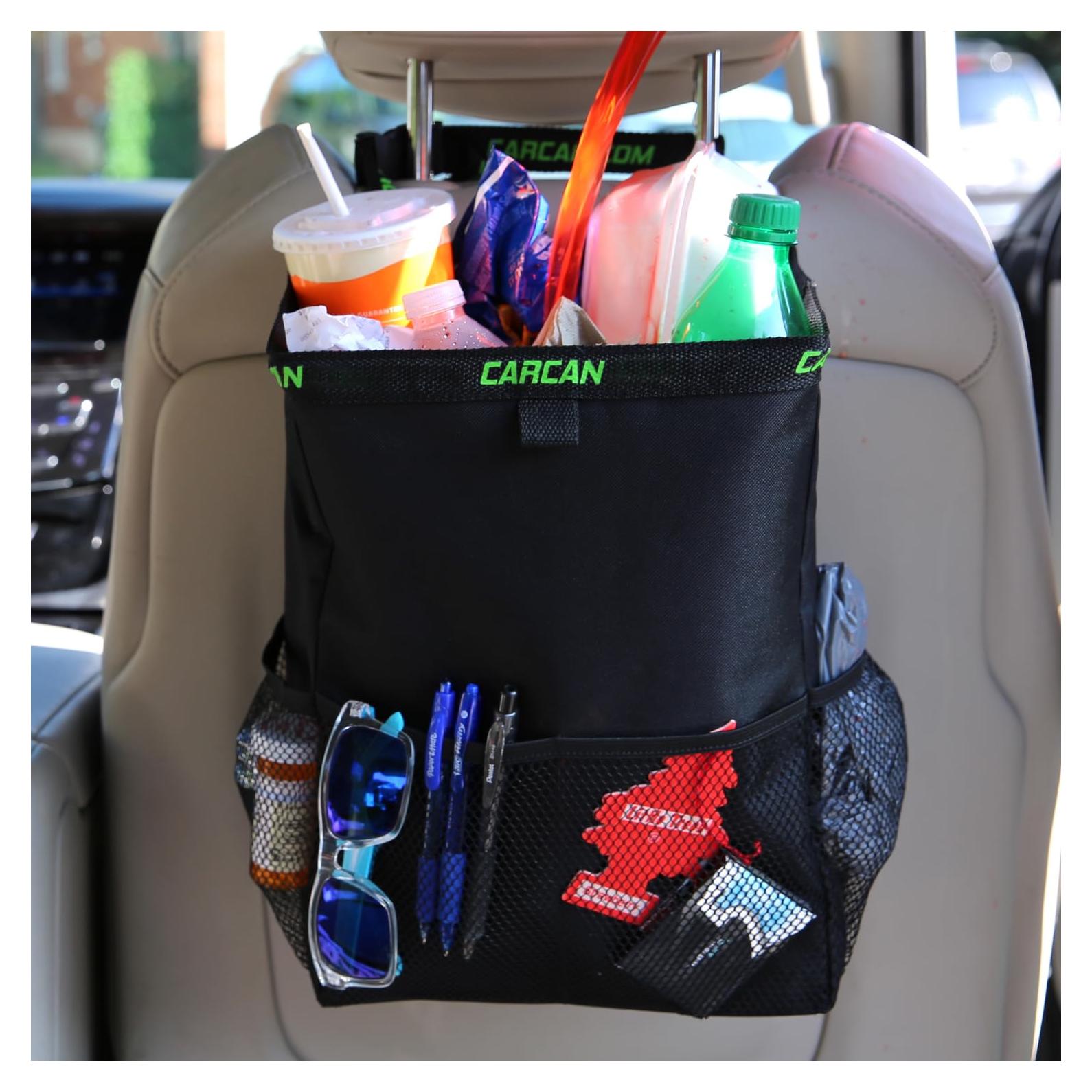 Basurero Colgante para Auto CarCan 3 en 1 - Lavable y Reutilizable