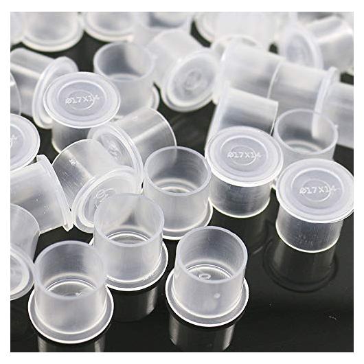 Tazas de Tinta Grandes KANSPHY 300pcs 17x14mm Plástico Desechables