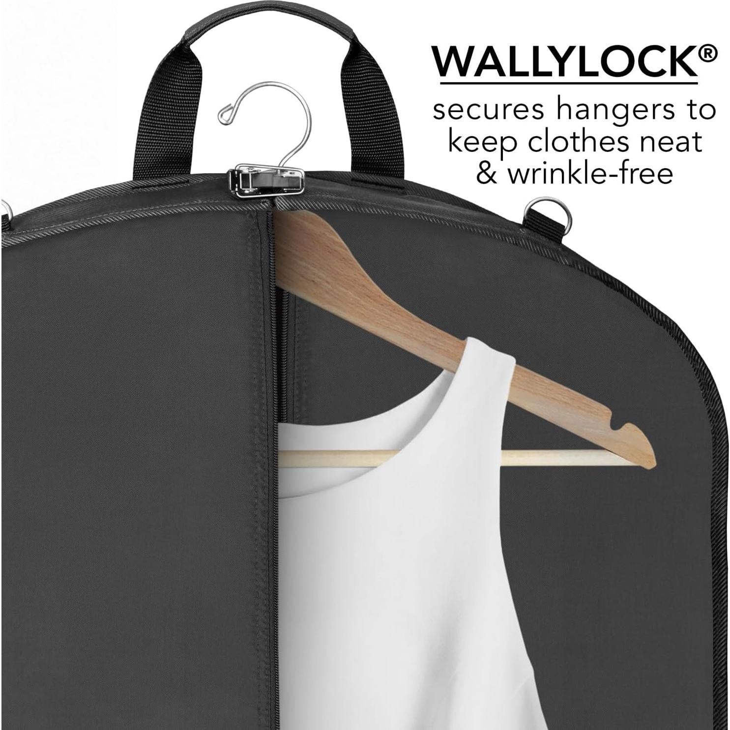 Bolsa de Viaje WallyBags Premium para Ropa 132 cm Negra