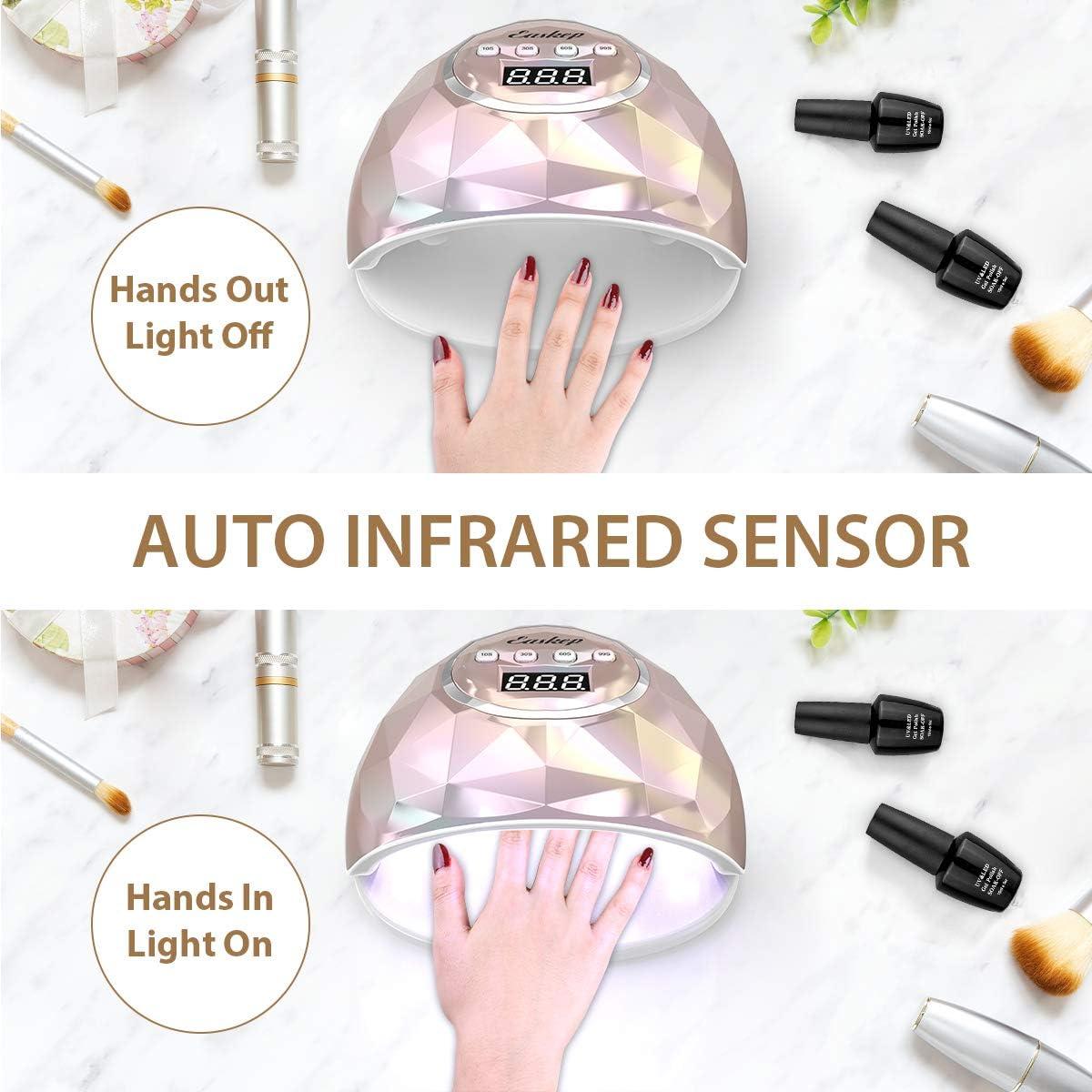 Lámpara UV para Uñas Easkep 86W LED con Sensor Automático