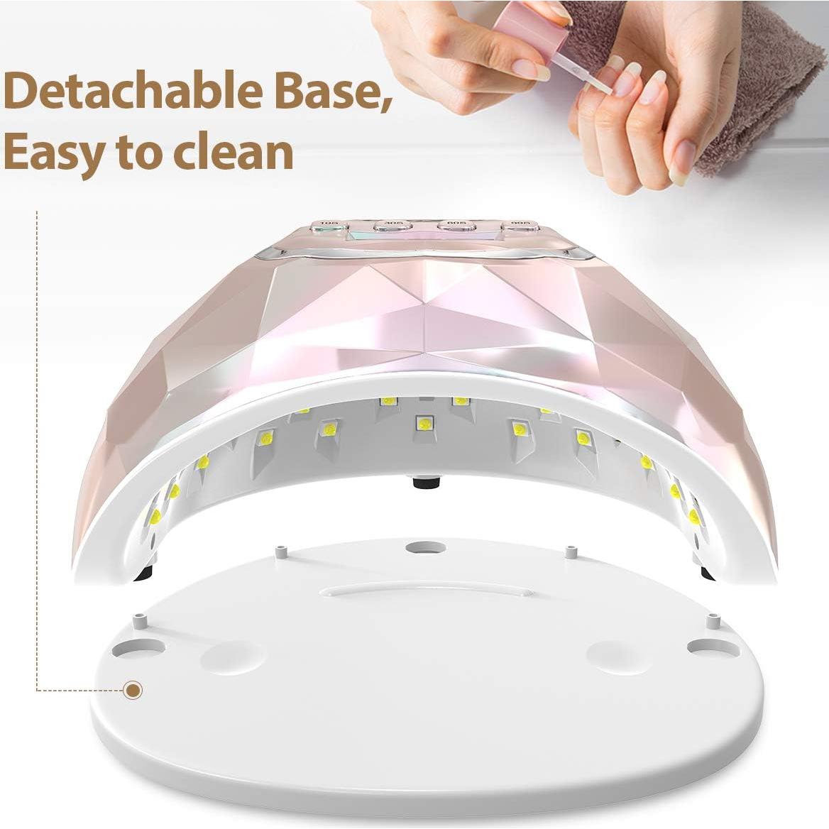 Lámpara UV para Uñas Easkep 86W LED con Sensor Automático