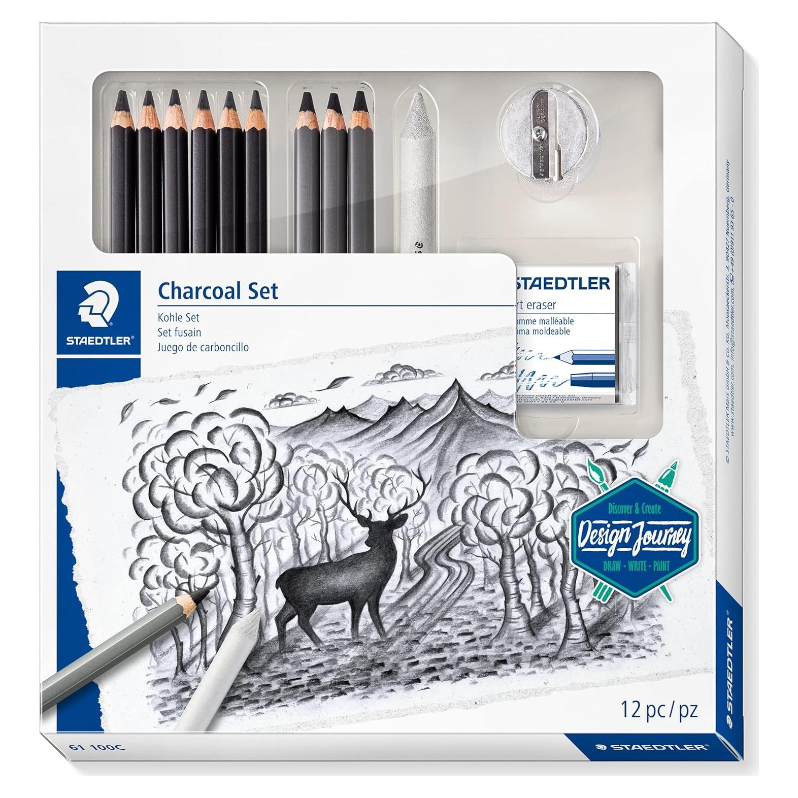 Set de Dibujo Profesional Staedtler 61 100C - 9 Lápices y Accesorios
