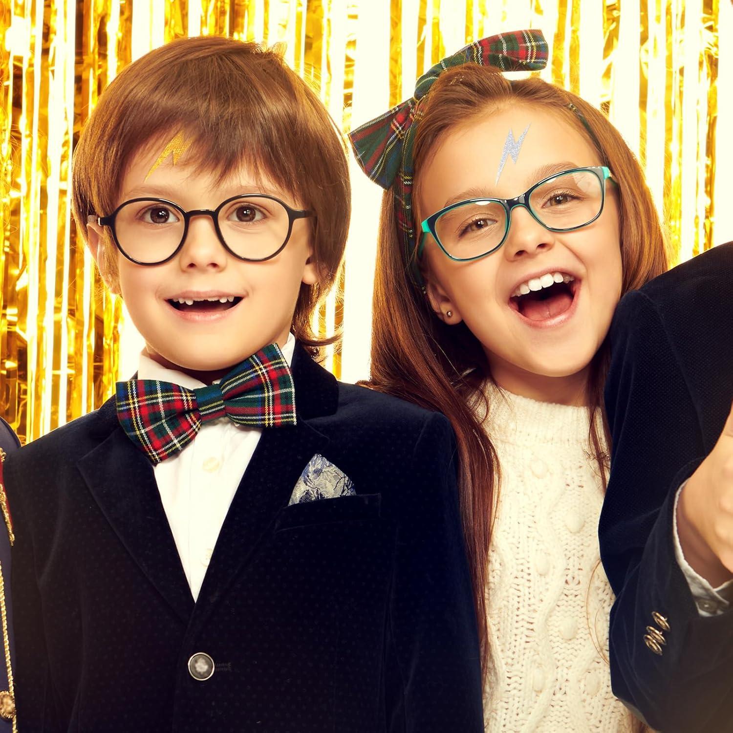 Tatuajes Temporales Cholemy 50 Pcs Relámpago Oro y Plata 5x5cm