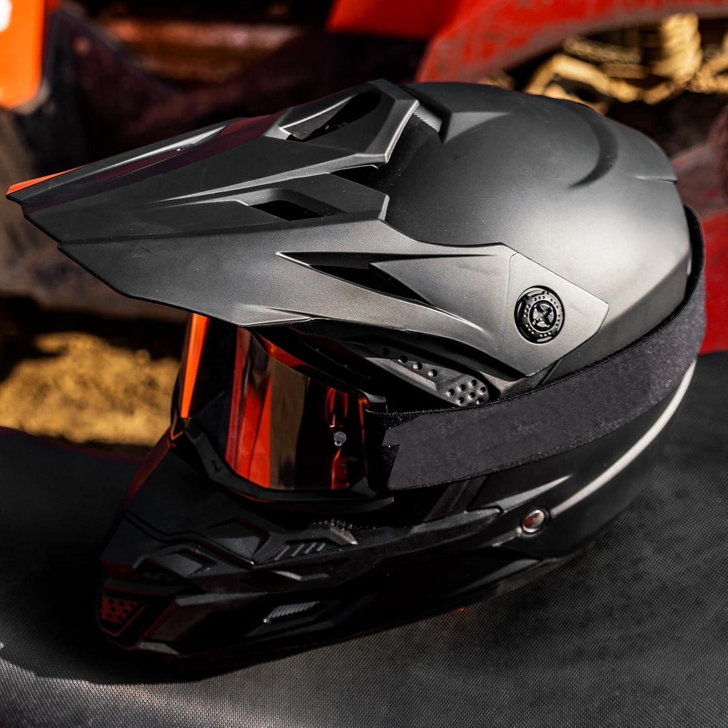 Casco para Moto ILM AP-868 Negro Mate Adulto XS