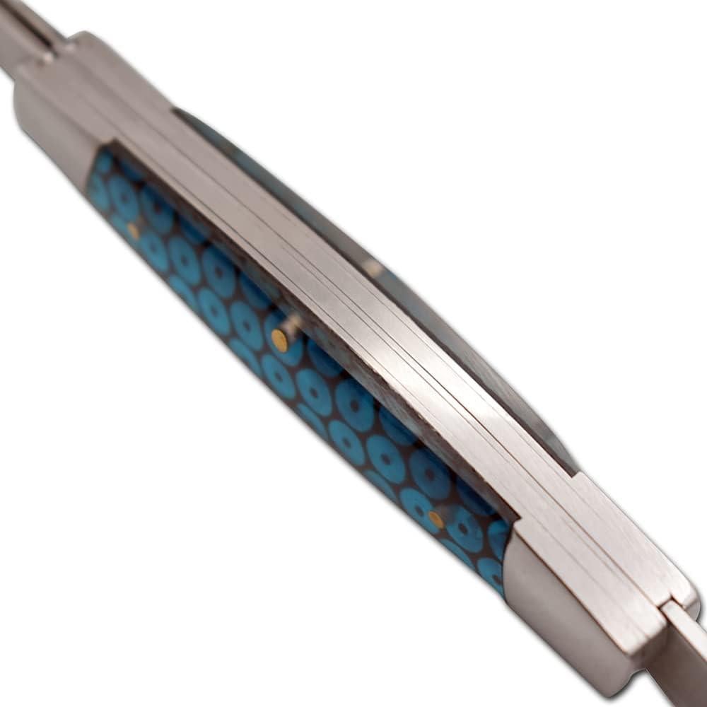 Cuchillo Plegable Old Ram 3 Cuchillas Azul 15.24 cm