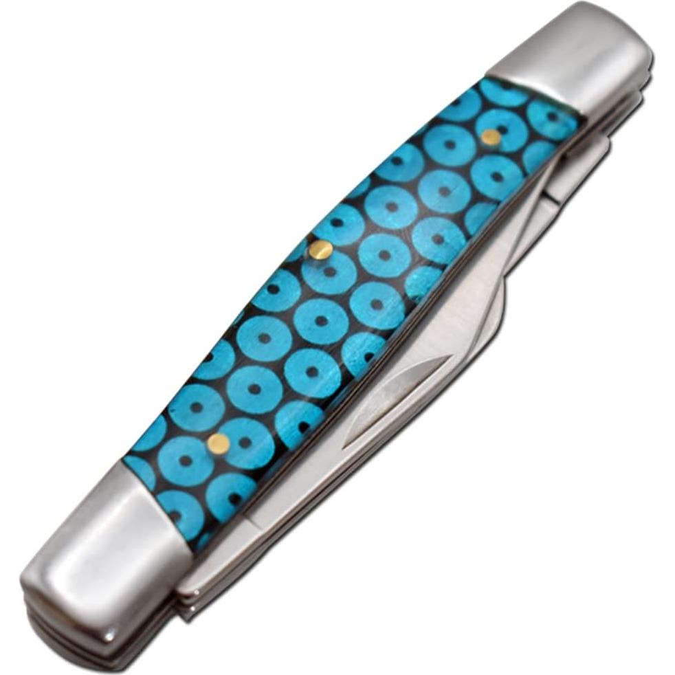 Cuchillo Plegable Old Ram 3 Cuchillas Azul 15.24 cm