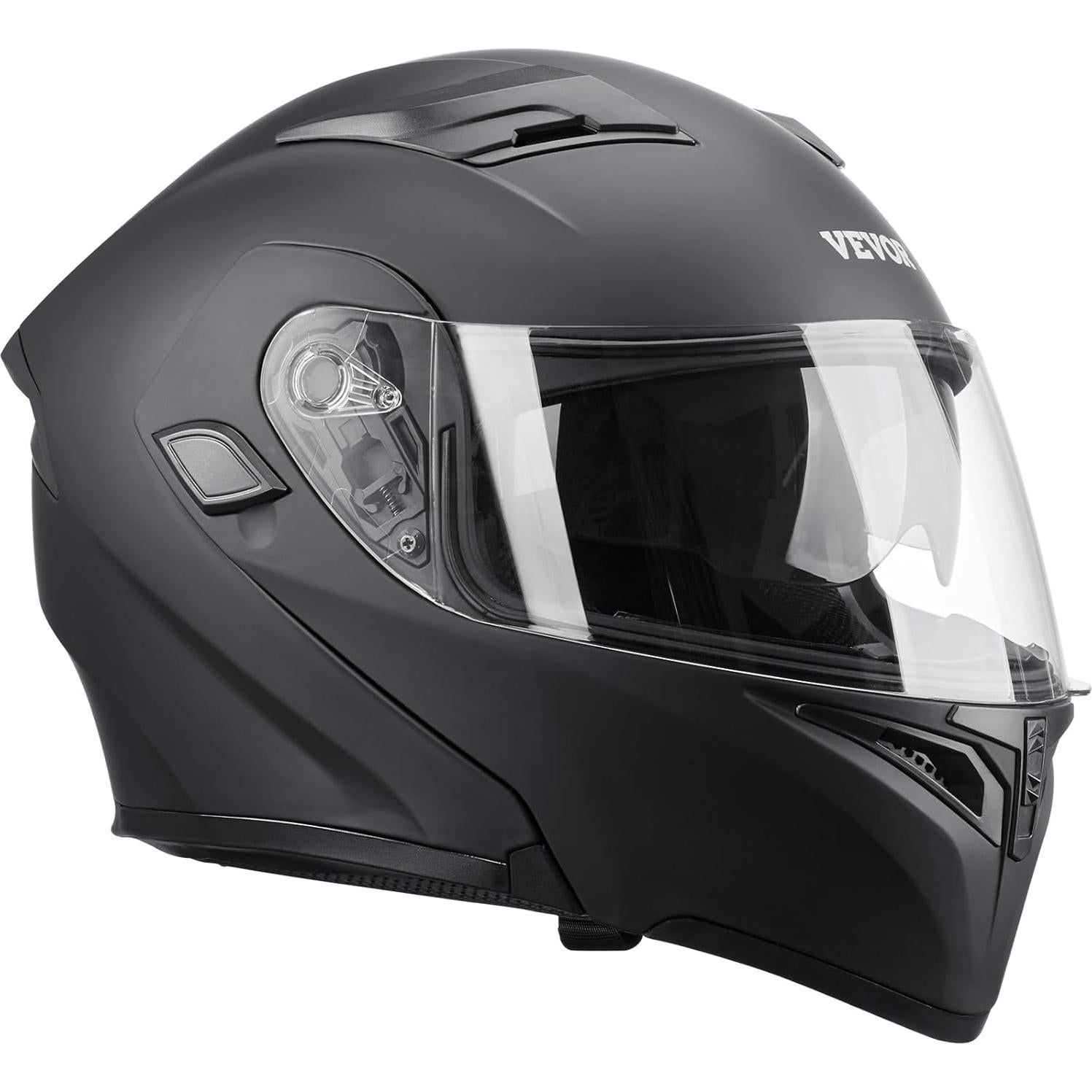 Casco de Motocicleta VEVOR Mediano ABS Doble Visera