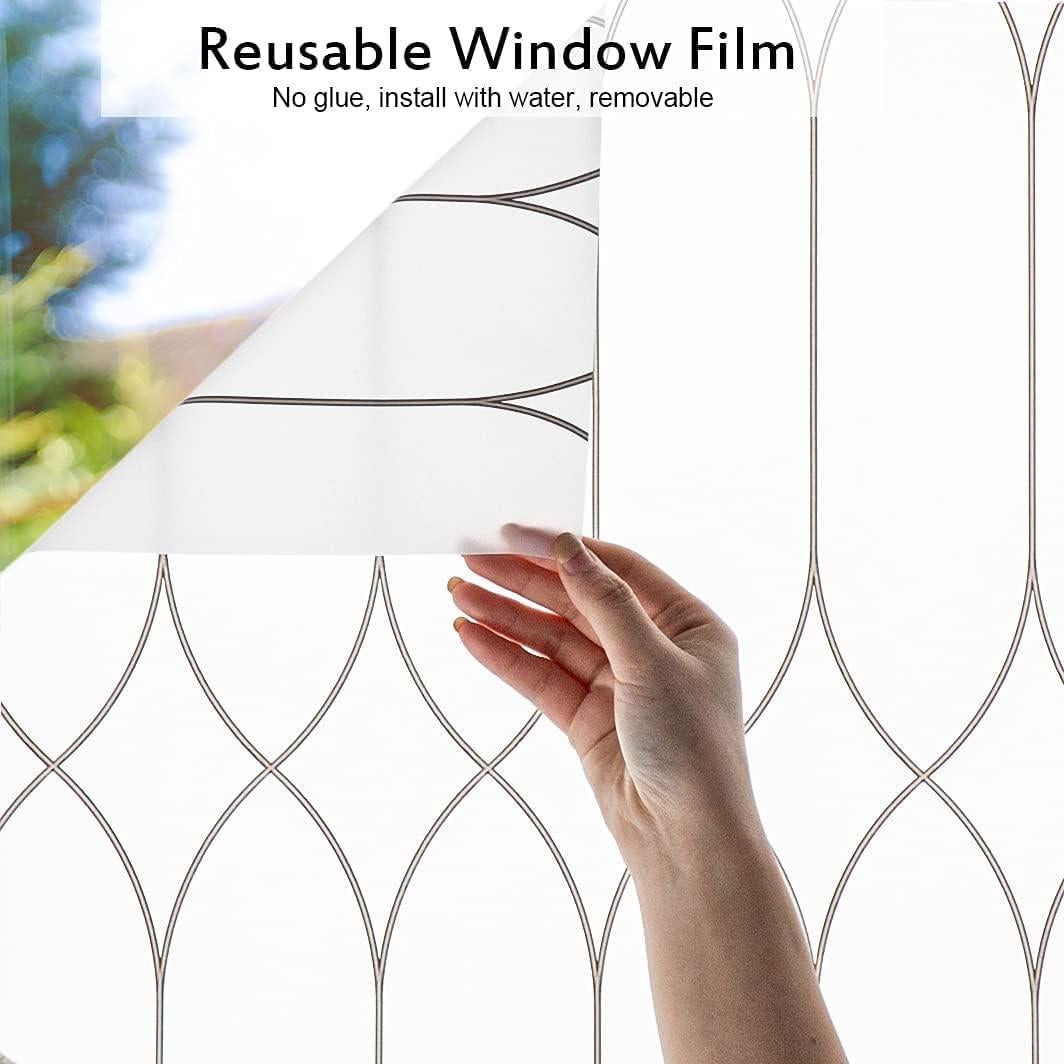 Película de Ventana Privada Jahoot 44.5x200 cm Blanco Esmerilado