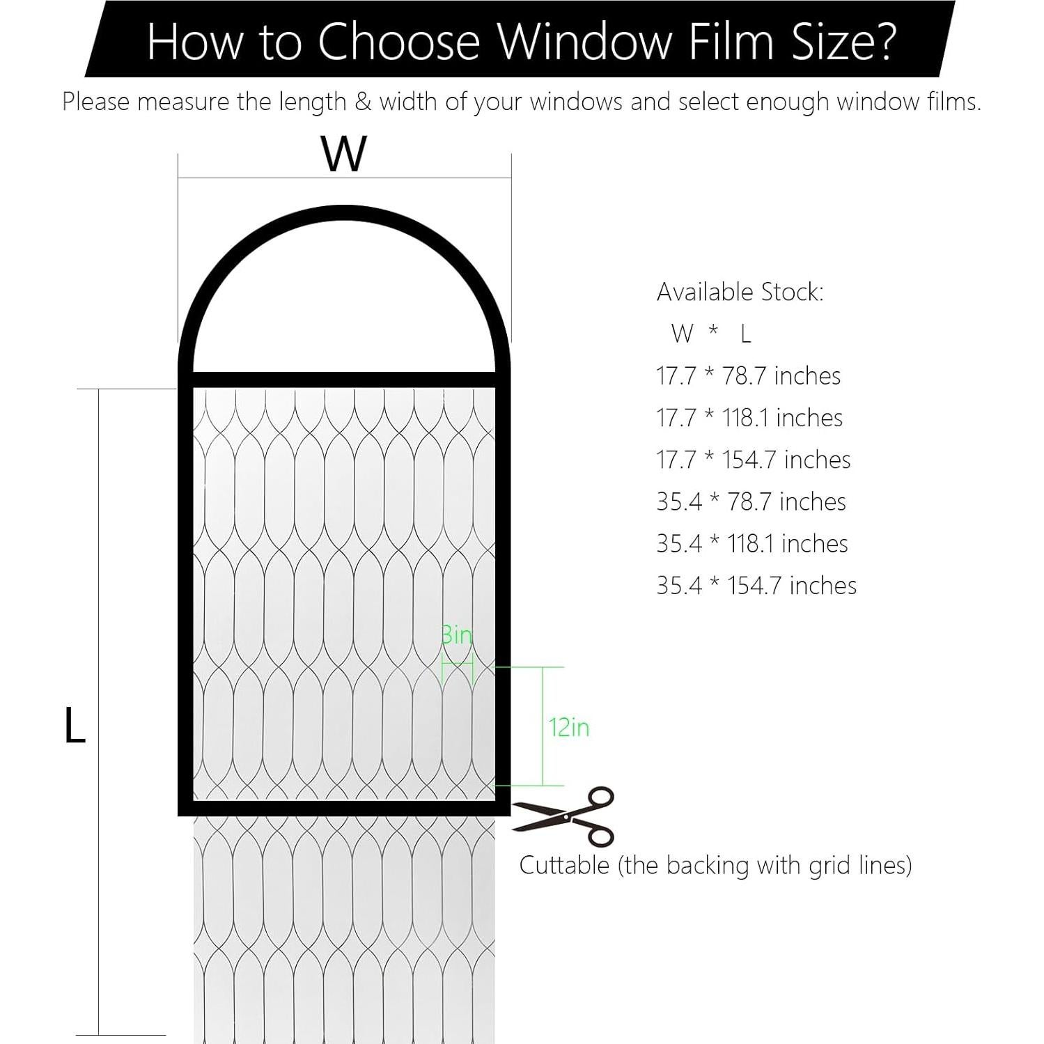 Película de Ventana Privada Jahoot 44.5x200 cm Blanco Esmerilado