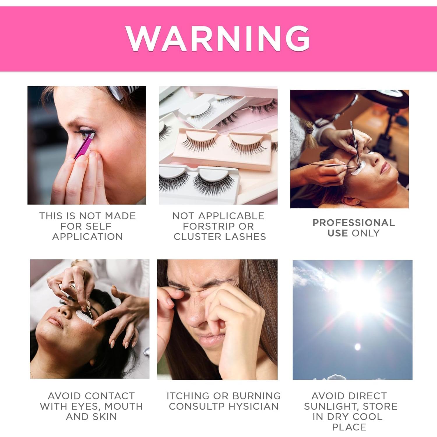 Pegamento para Pestañas Sensible C.V.C LAB 3ml Secado 2s