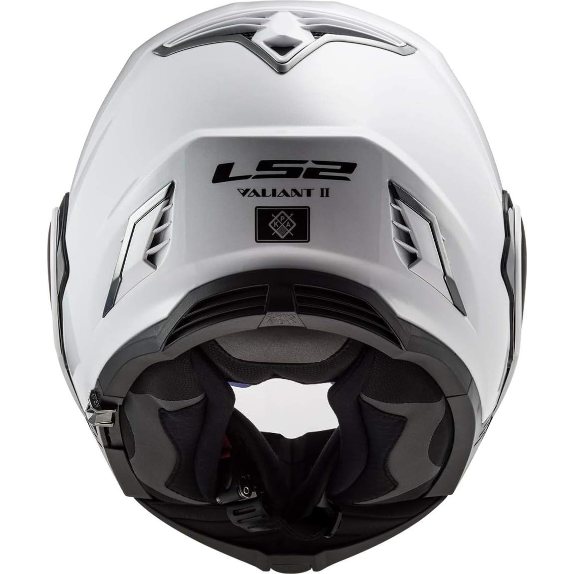 Casco Modular LS2 Valiant II Unisex 3X-Large Blanco