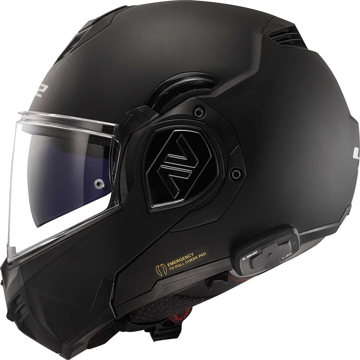 Casco Modular LS2 Helmets Advant Bluetooth 2,72 kg Negro Mate