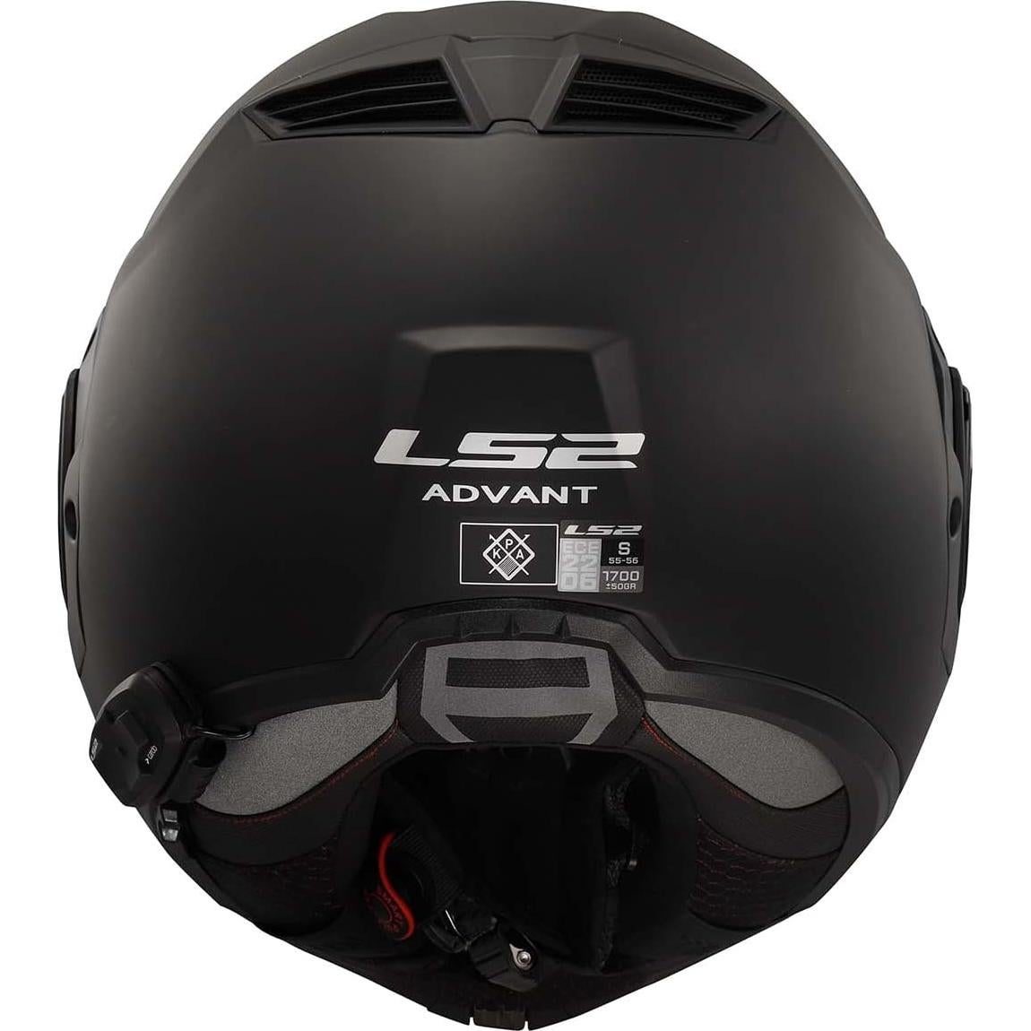 Casco Modular LS2 Helmets Advant Bluetooth 2,72 kg Negro Mate